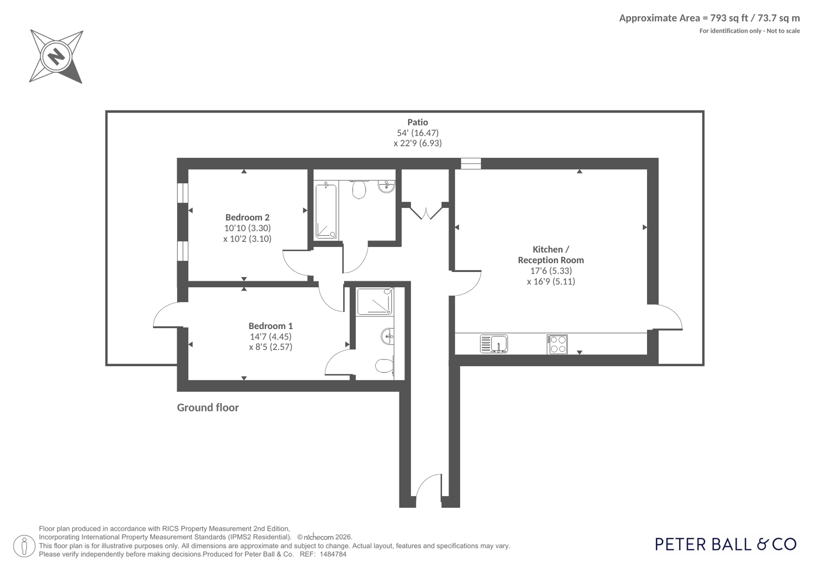 Apartment 1, Rivershill,, St. Georges Road, Gloucestershire floorplan