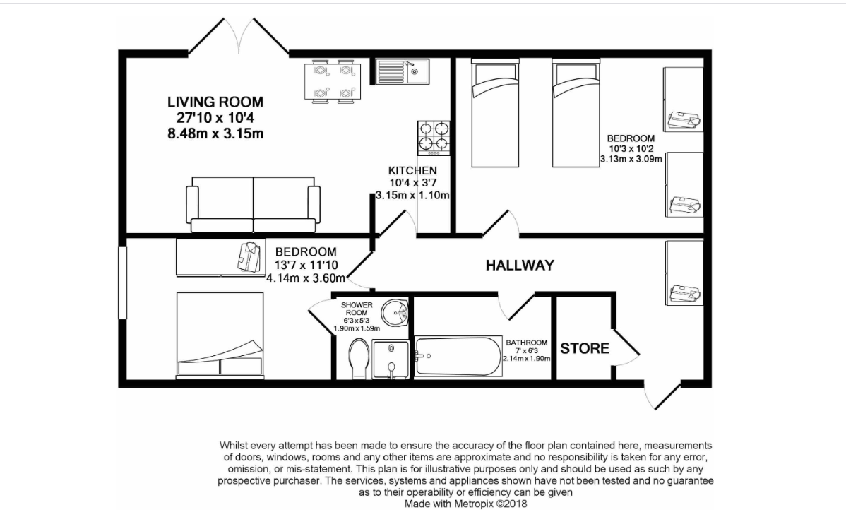 Tristan Court, Wembley floorplan