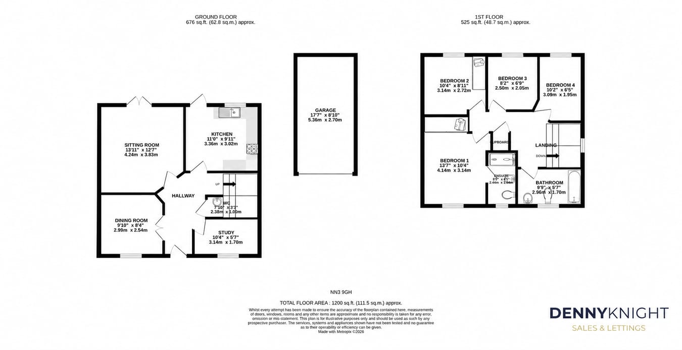 Hedgerow Lane, Northampton floorplan