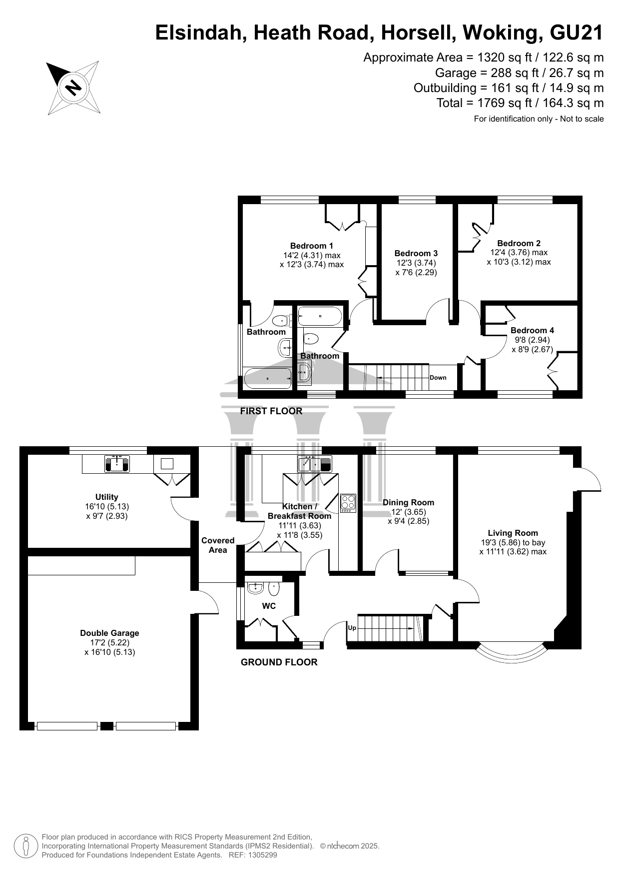 Elsindah, Heath Road, Woking floorplan