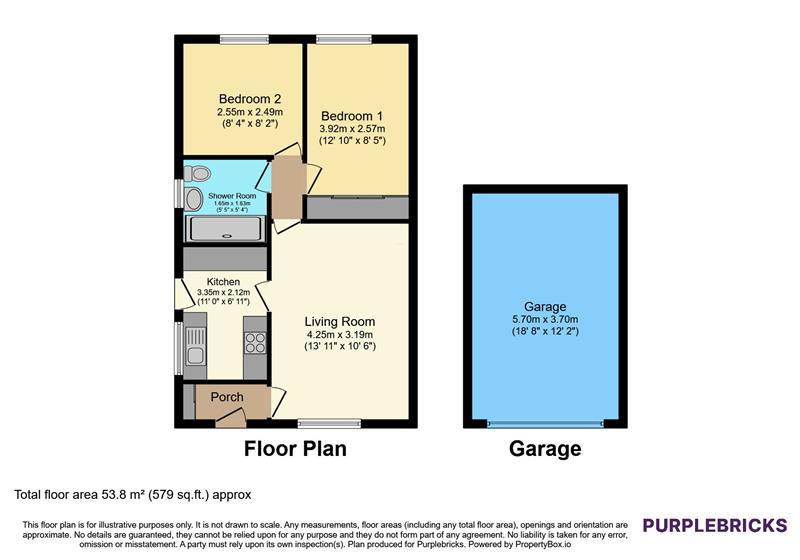 5, Hill View, Blackburn floorplan