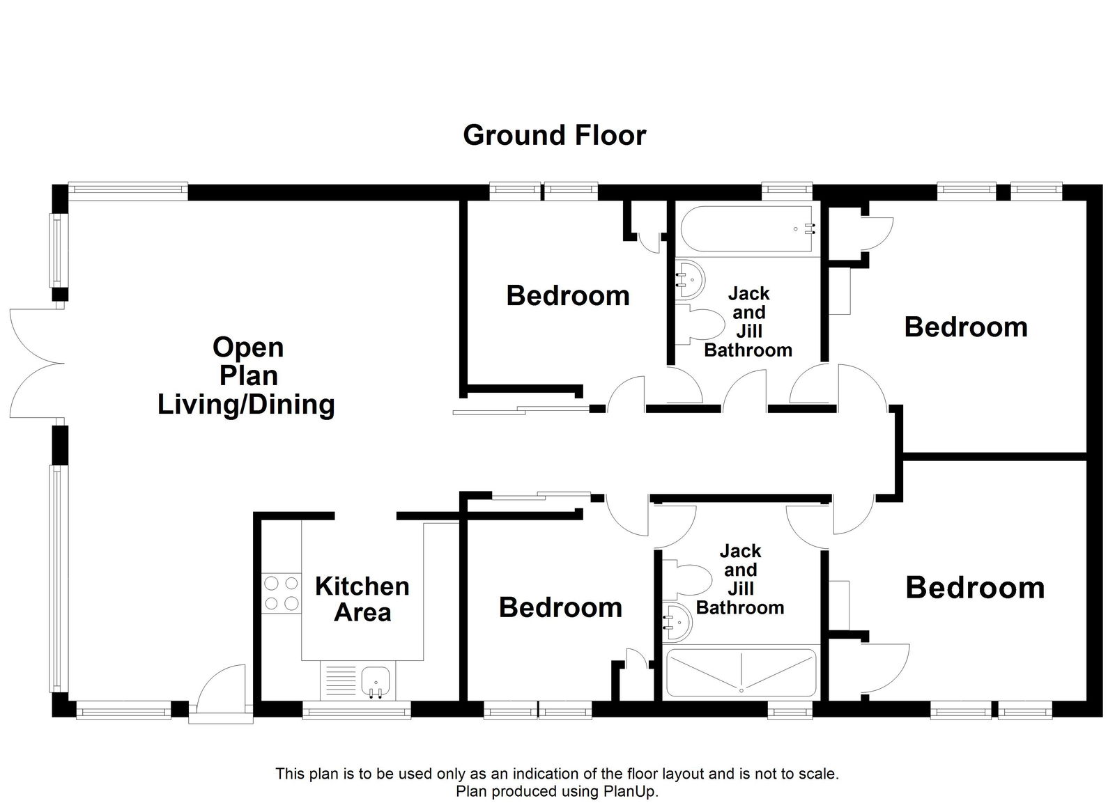 9 Fairview Heights, Devon Hills Holiday Village , Totnes Road, Paignton, floorplan