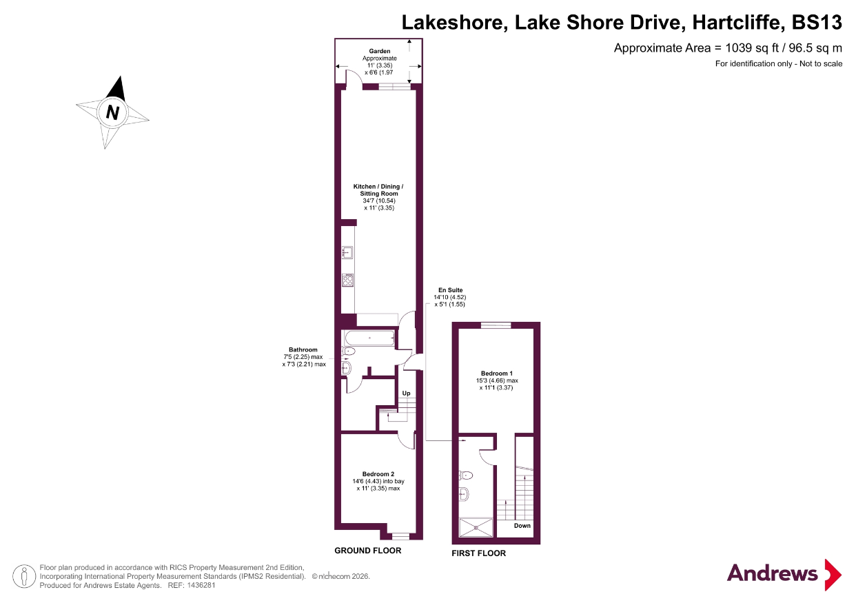 Apartment 255,, Lake Shore, Hartcliffe floorplan