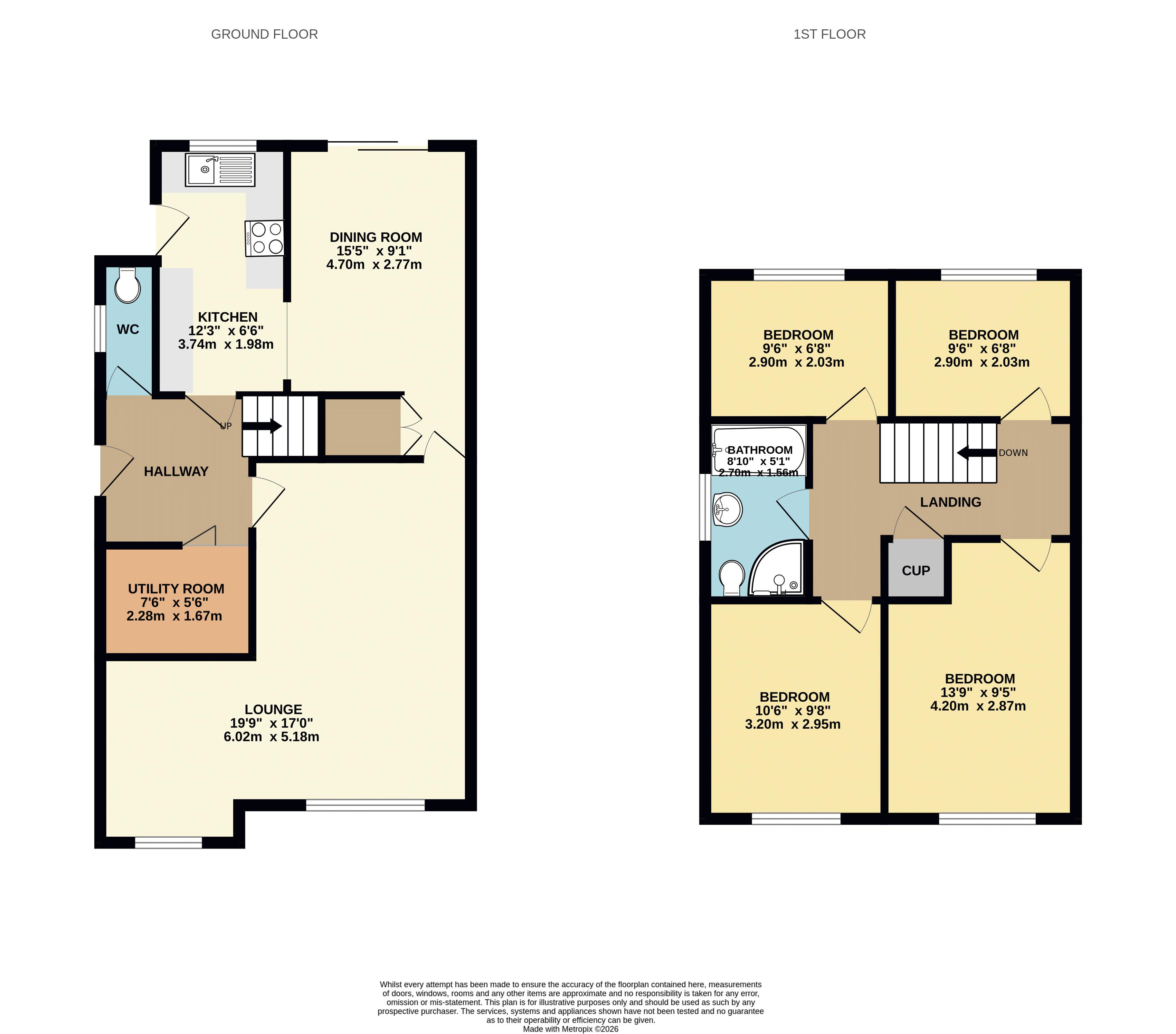 28, Weymouth Crescent, Scunthorpe floorplan