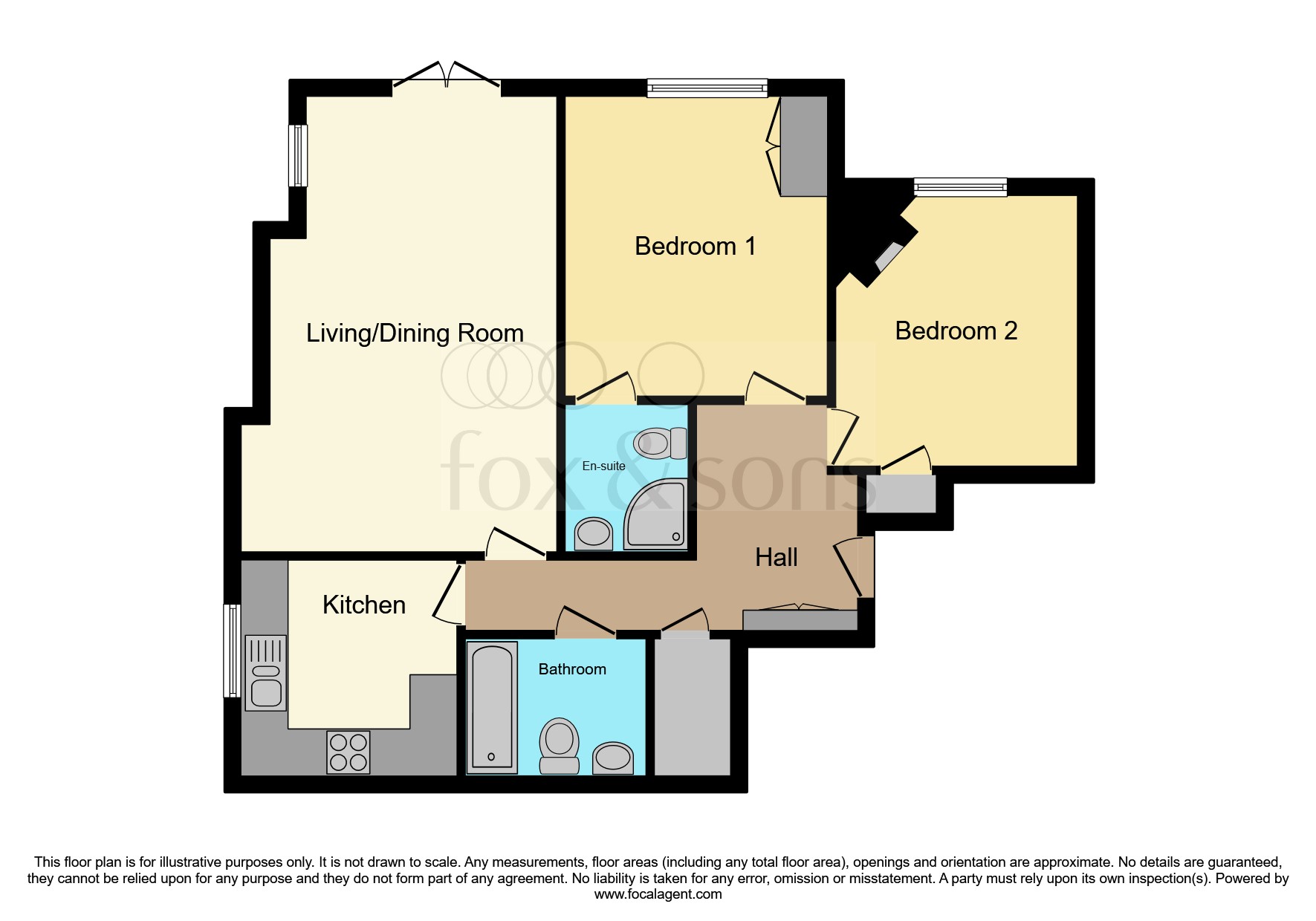 Apartment 7, Barton Lodge, The Folly, Dorchester floorplan