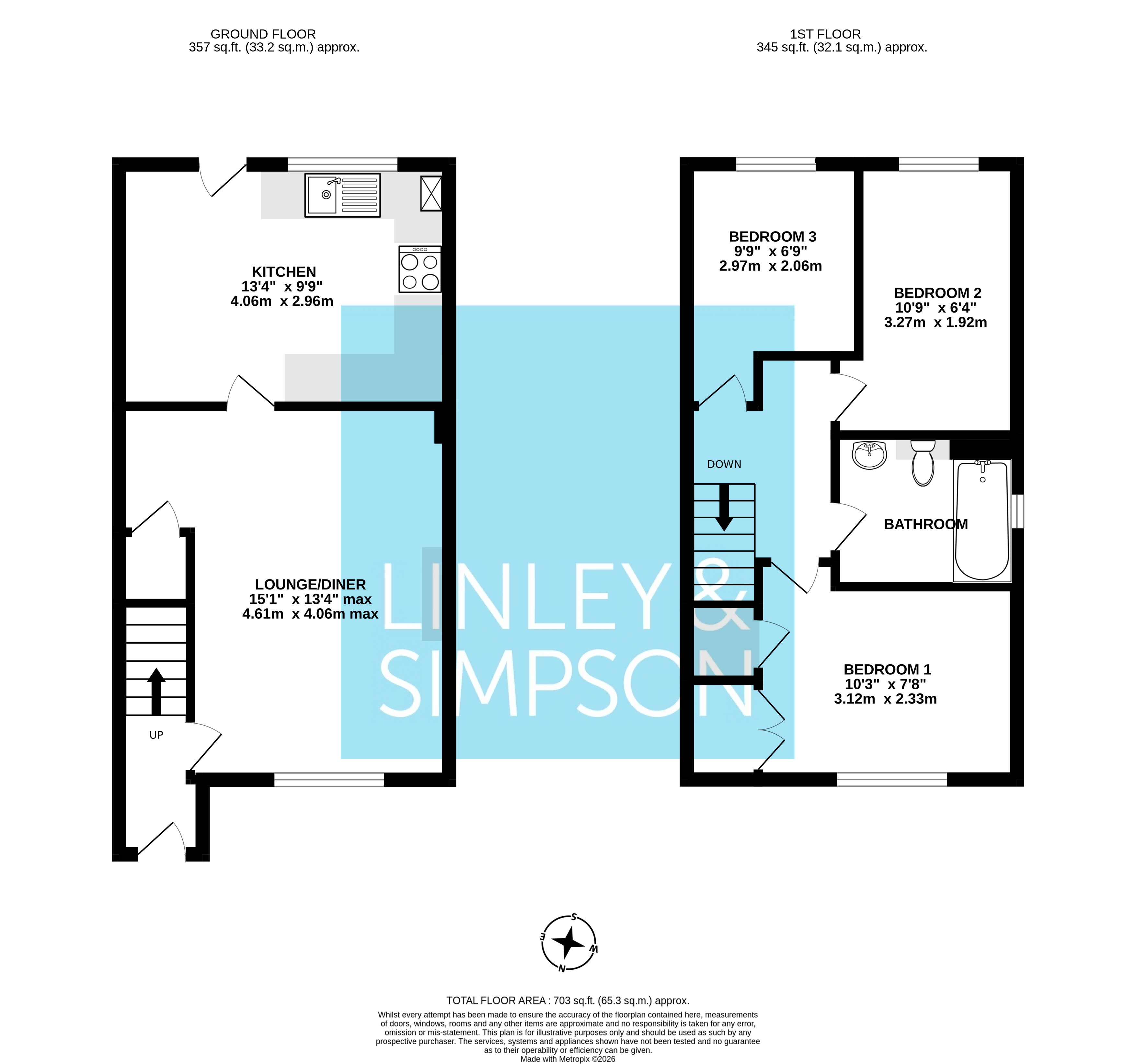 21, Riverside Close, York floorplan