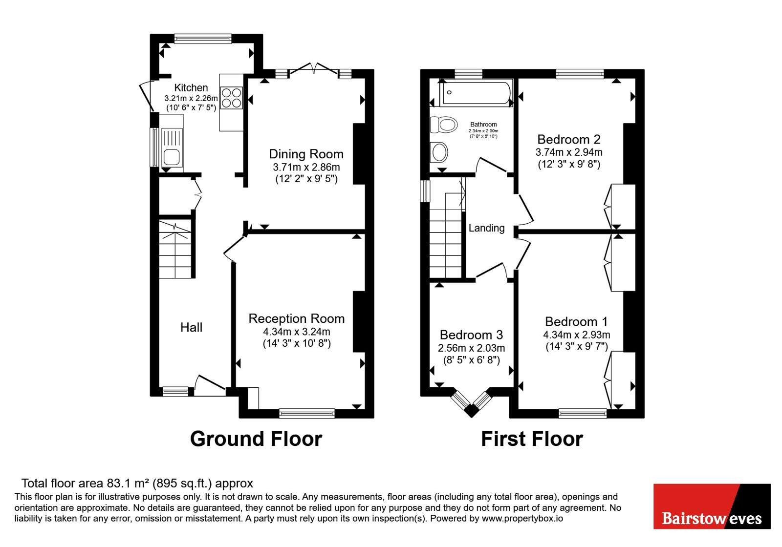 139, Valley Road, Surrey floorplan