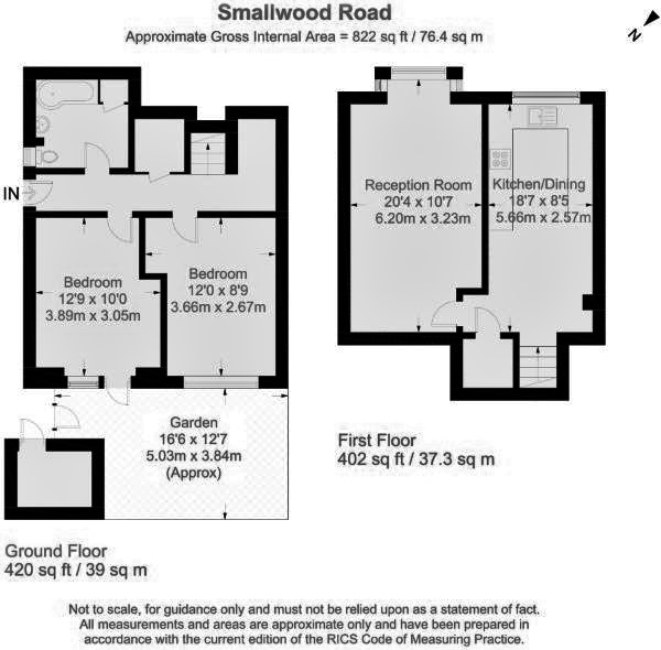 2 Bedrooms Flat to rent in Smallwood Road, London SW17