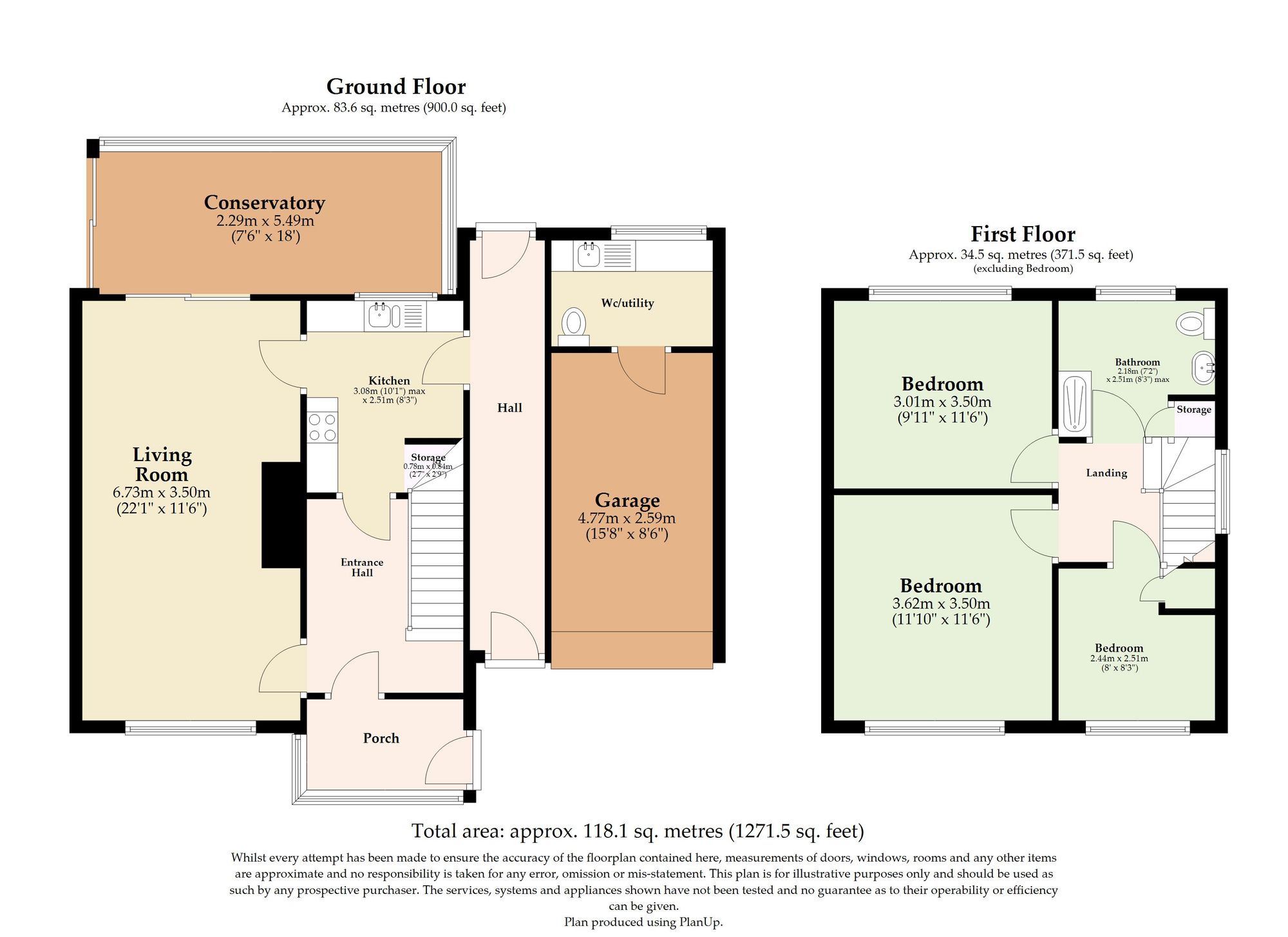 1 Eastgate, Thetford floorplan