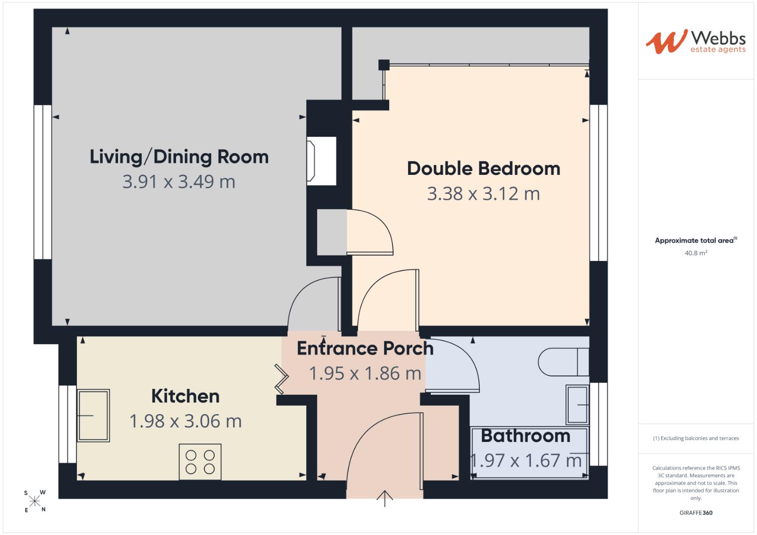 56, Rutland Crescent, Walsall floorplan