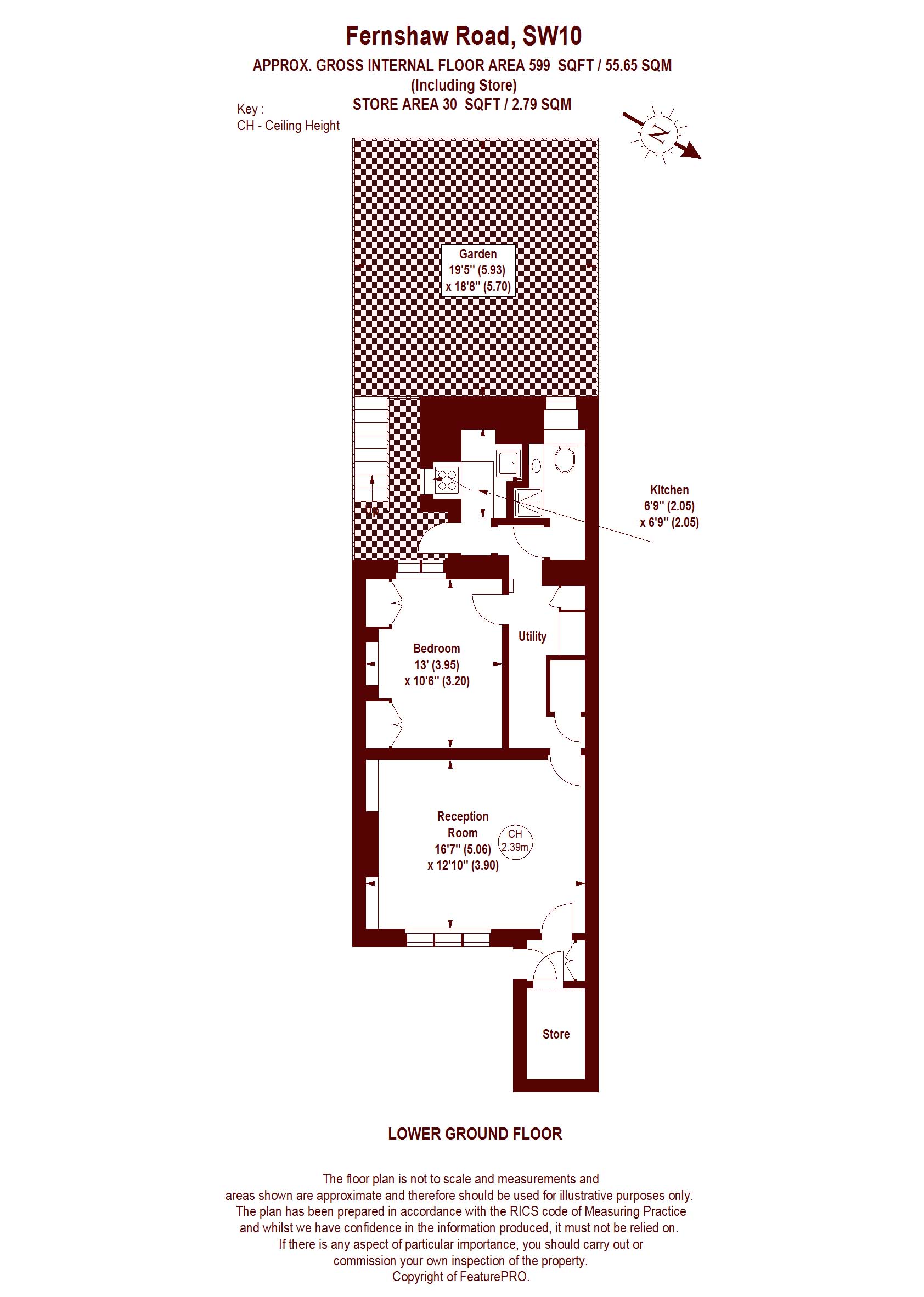 1 Bedrooms  for sale in Fernshaw Road, London SW10