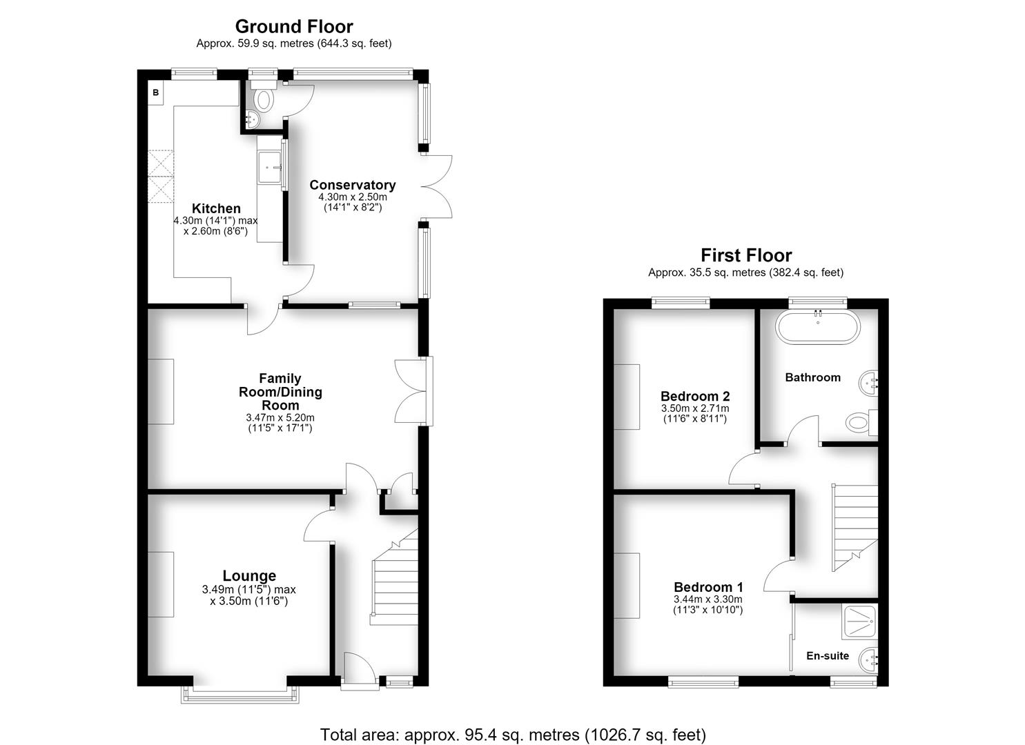 61, Staple Hall Road, Milton Keynes floorplan
