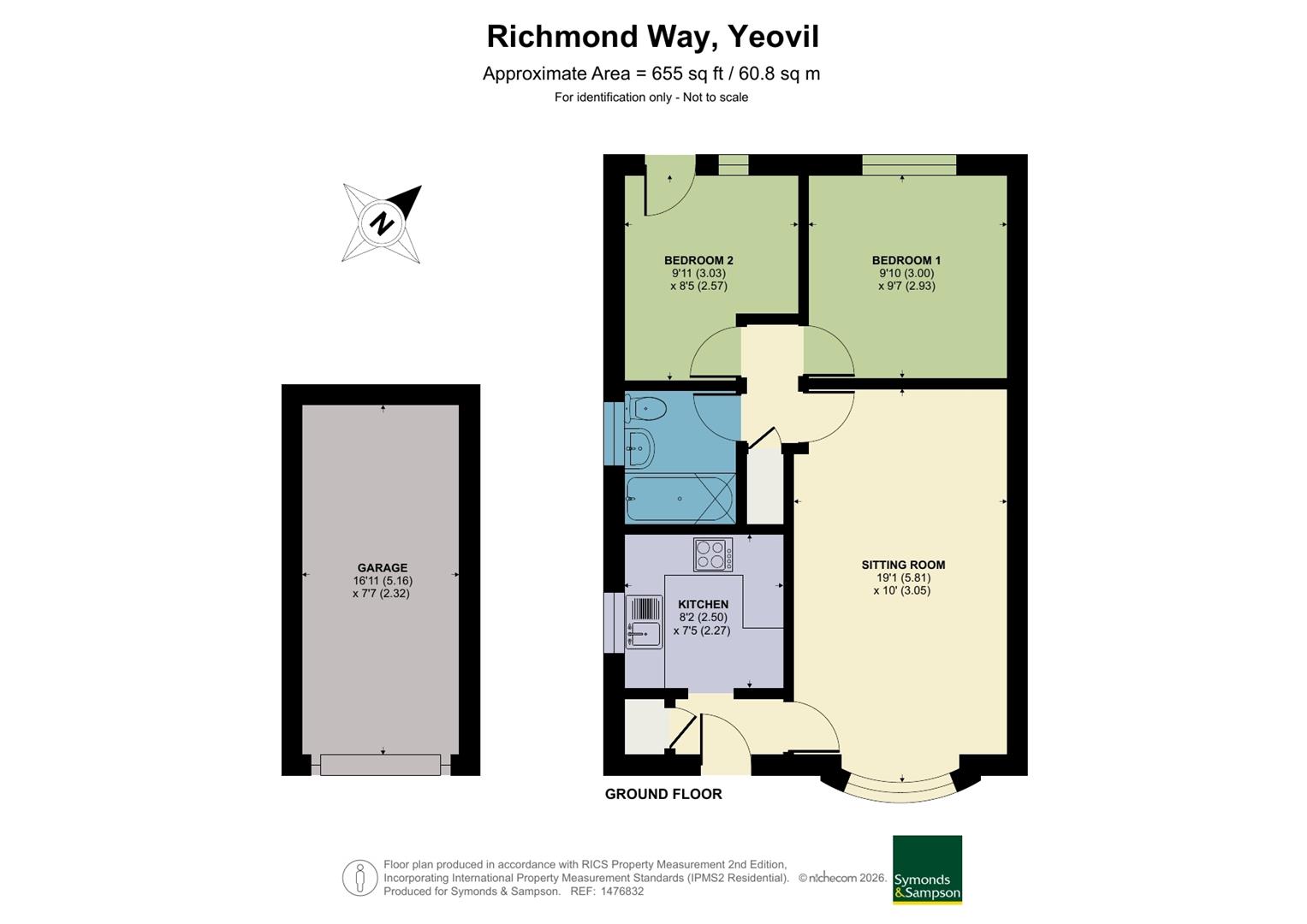 6, Richmond Way, Yeovil floorplan