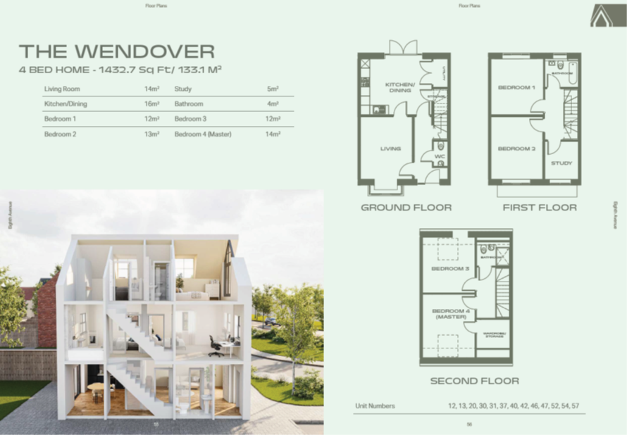 Plot 21 The Wendover , Aylesbury floorplan