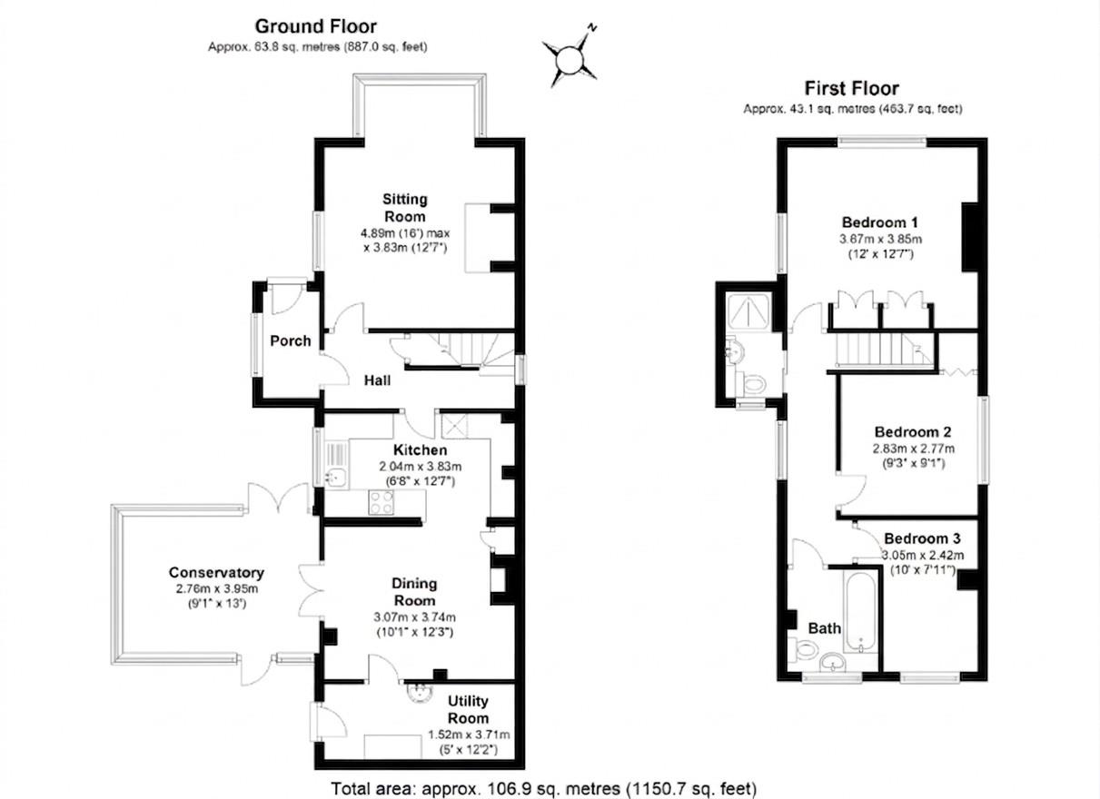 Quince Cottage, The Bottom, Devizes floorplan