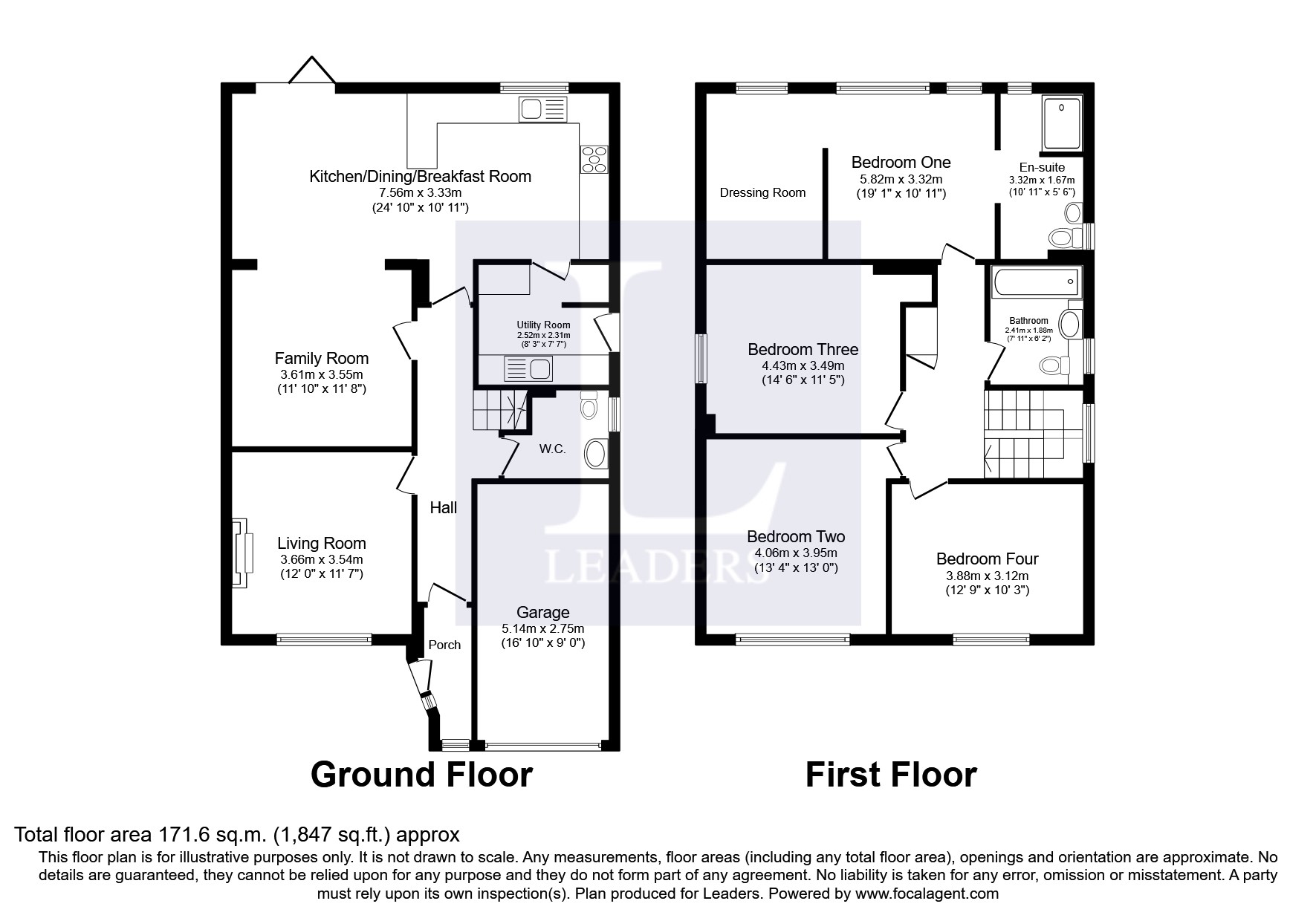 26, Brendon Avenue, Bedfordshire floorplan