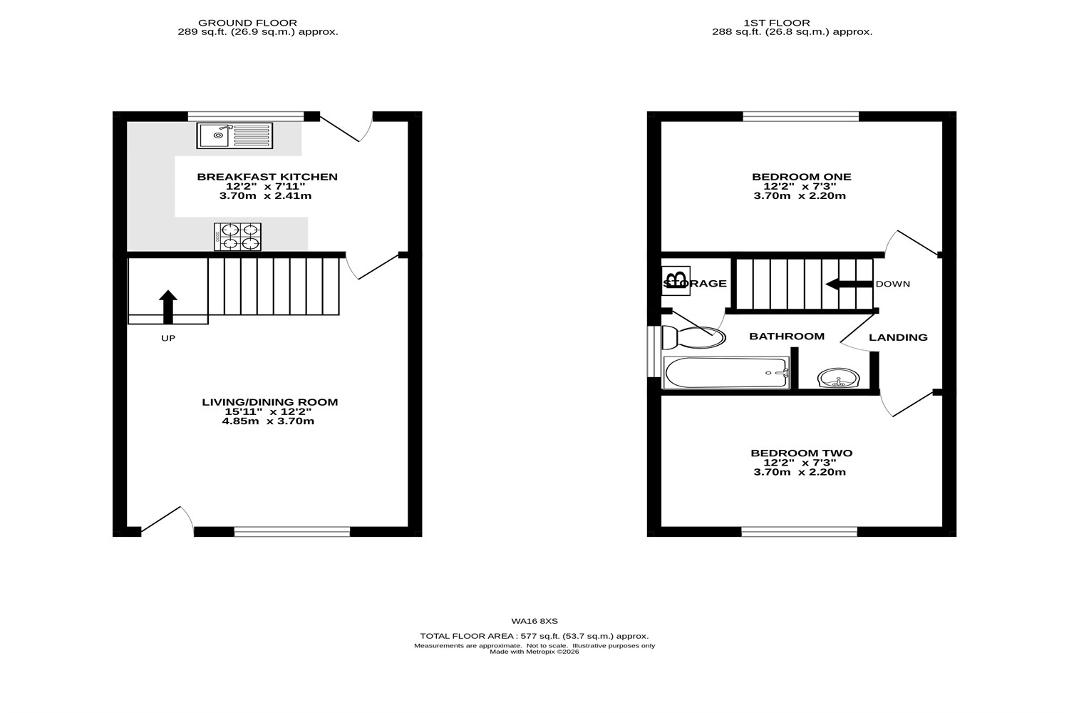 Keepers Close, Knutsford floorplan