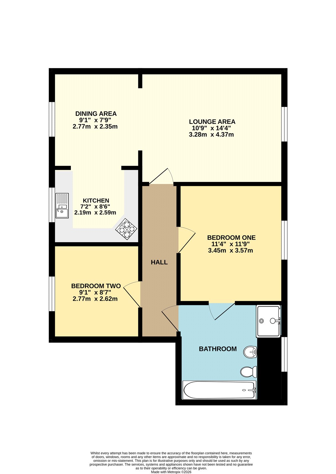 3, Millfields Court, Stourport-on-Severn floorplan