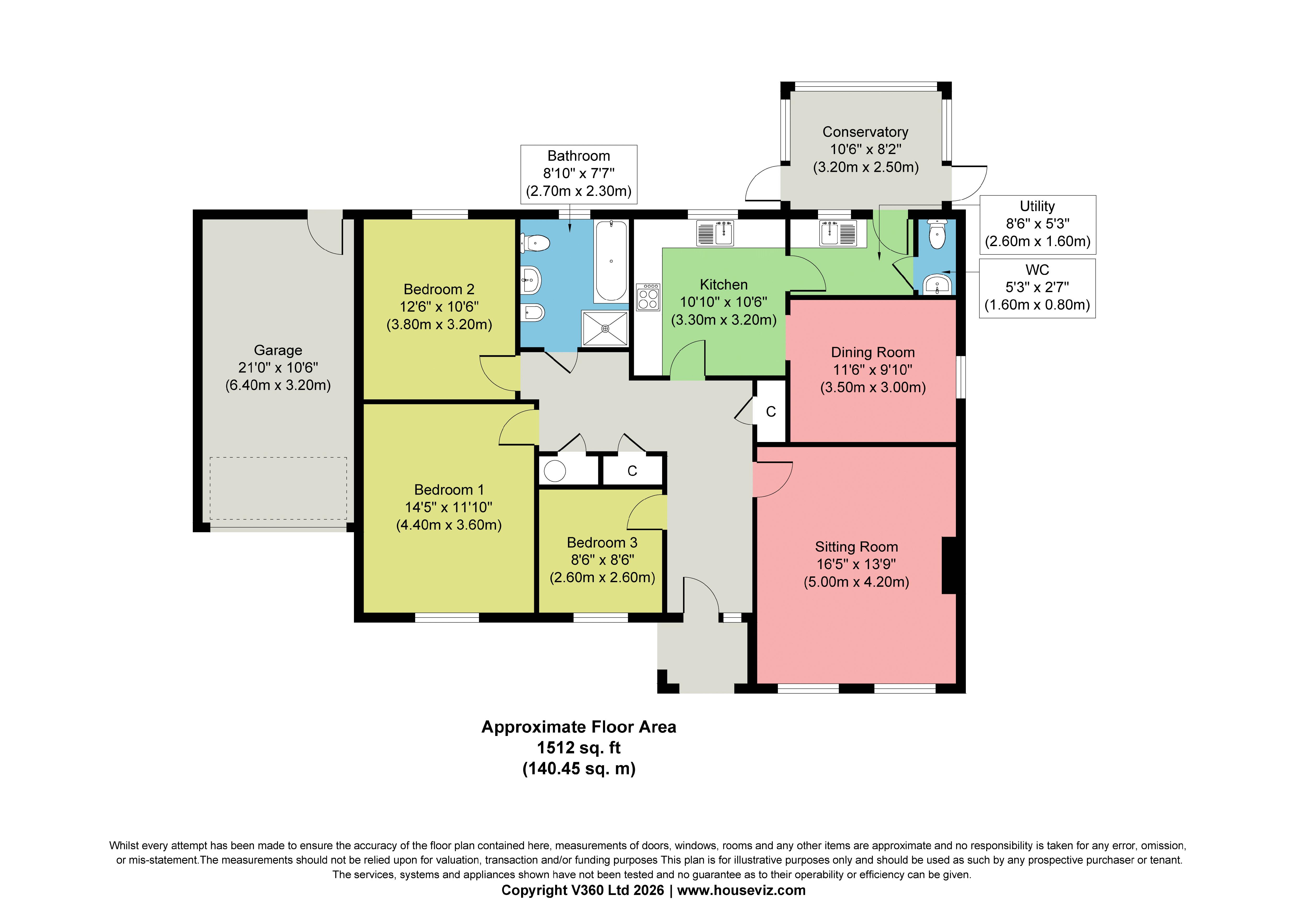 9, Eastbeck Close, Malton floorplan