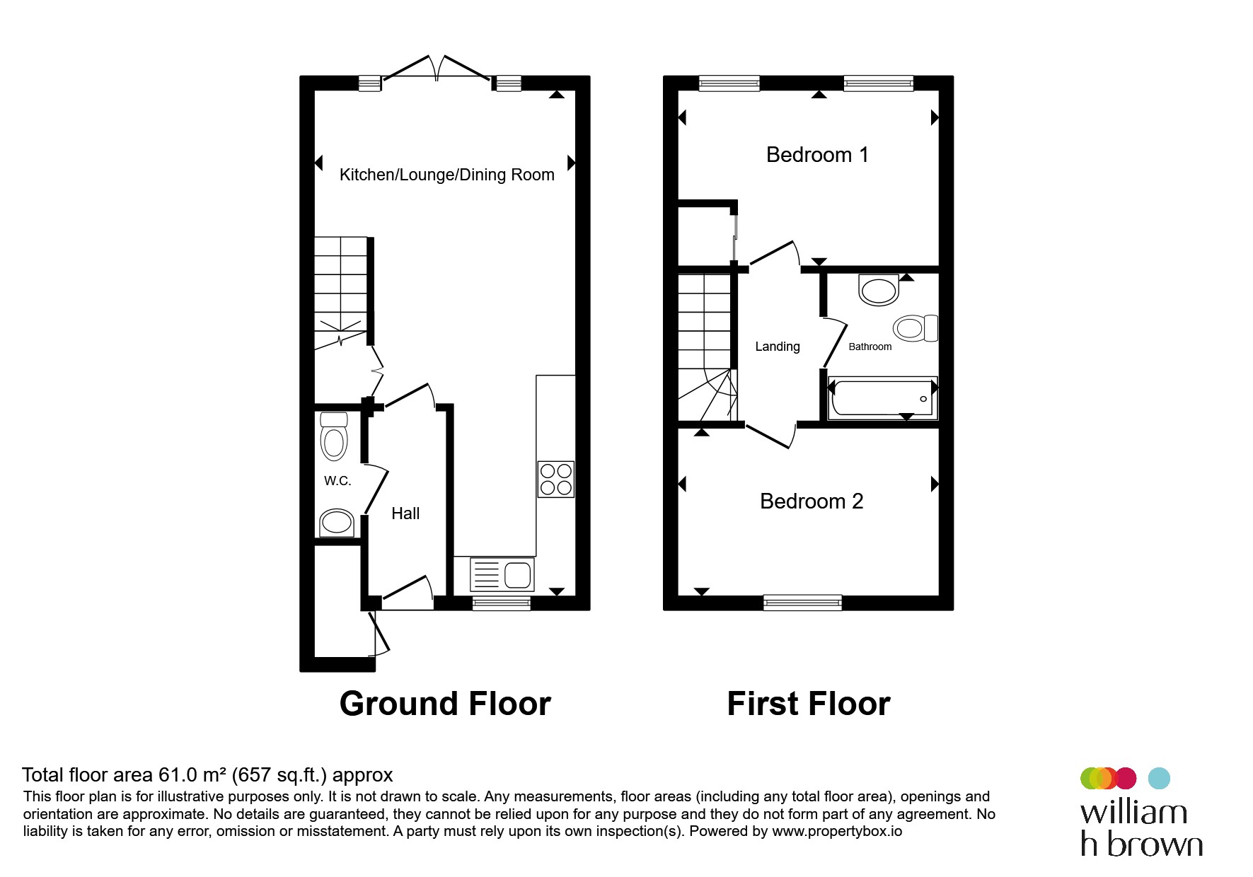 14, Lowe Lane, CASTLEFORD floorplan