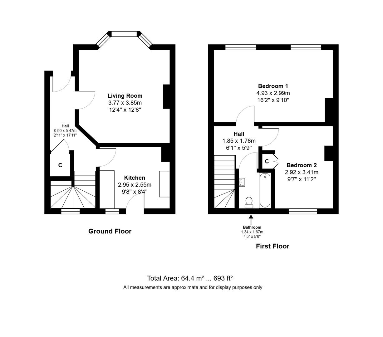 28, Langham Gardens, Edgware floorplan