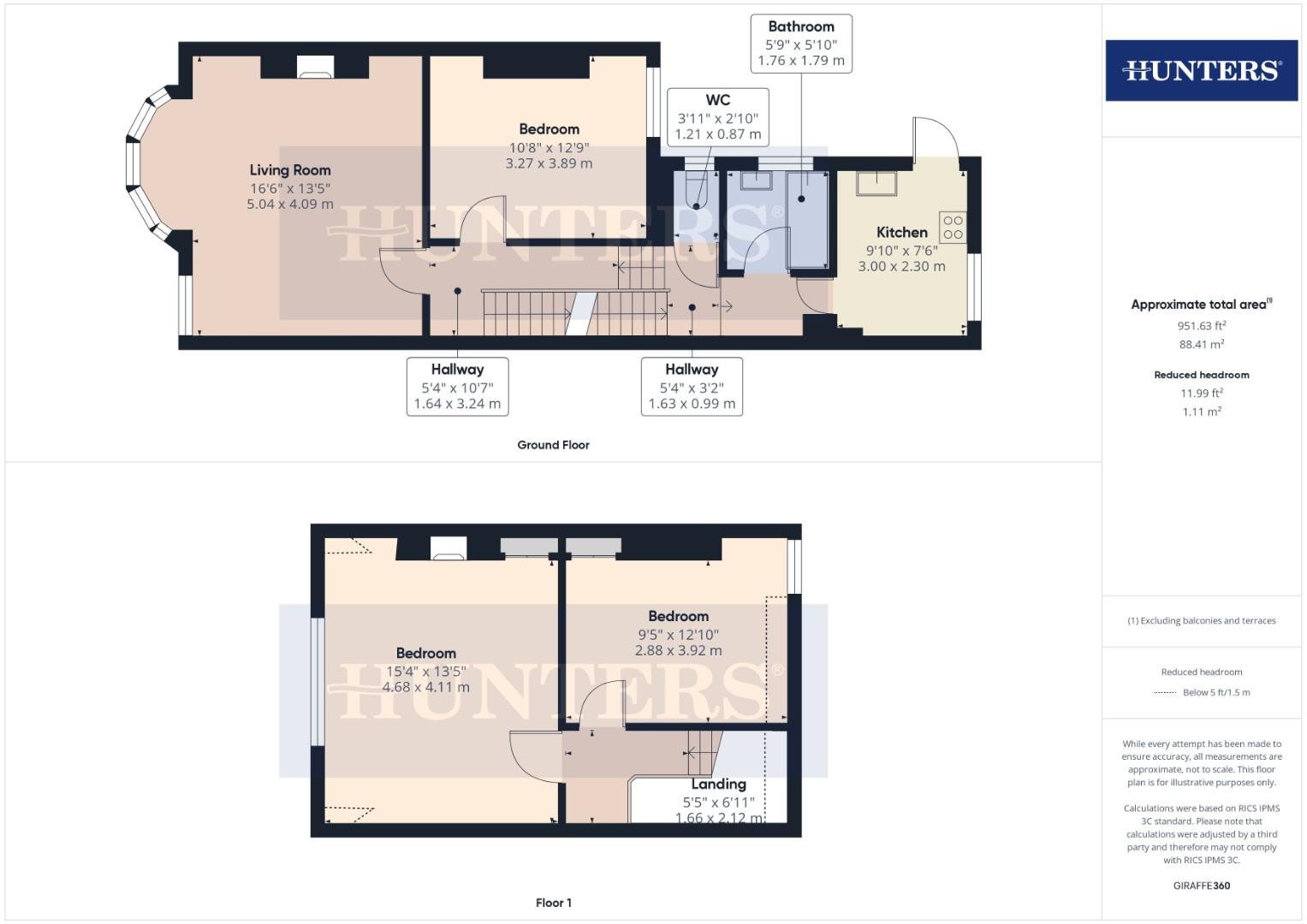 11B, Brooklands, Filey floorplan