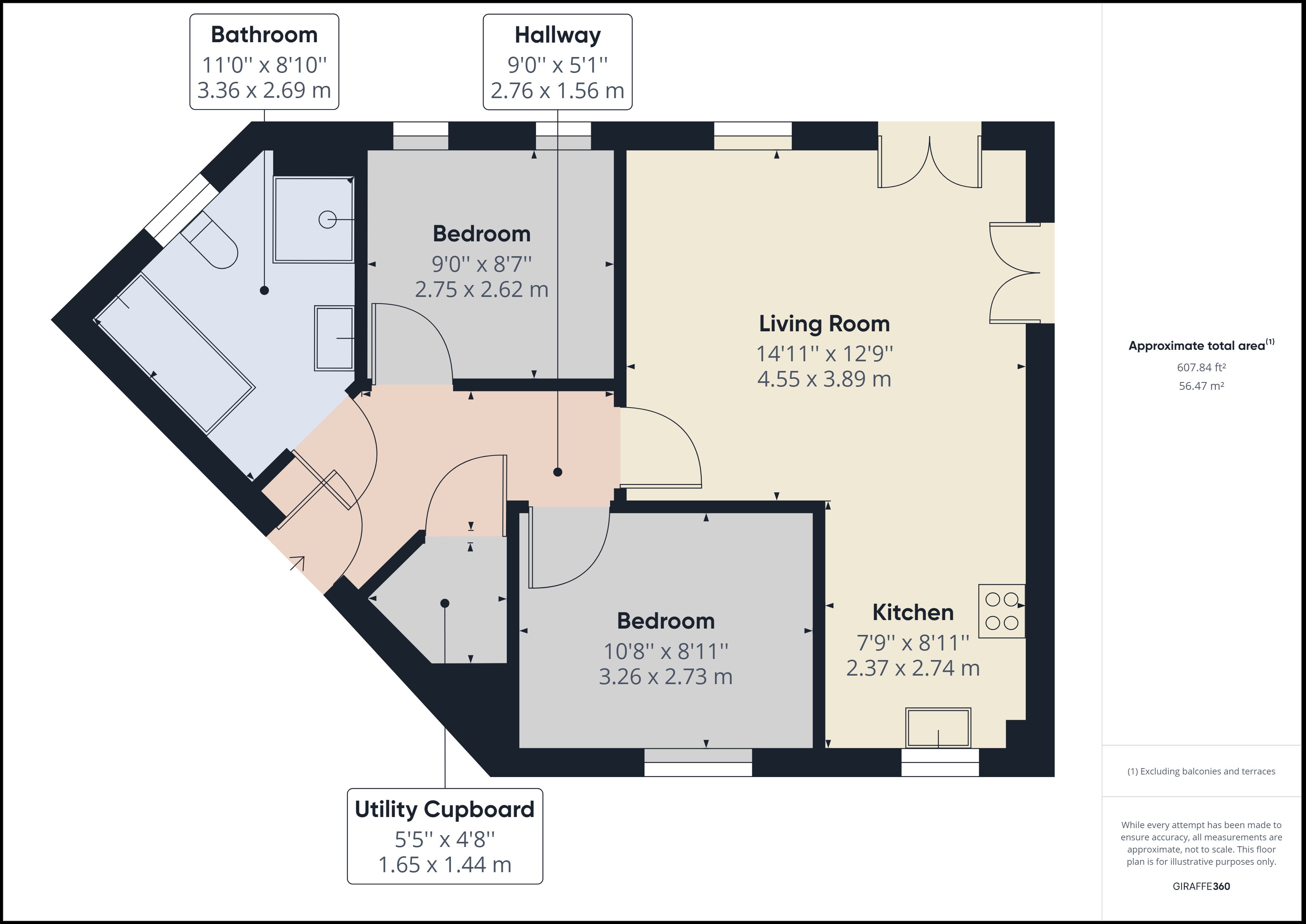6, Grafton  Court, Burslem floorplan