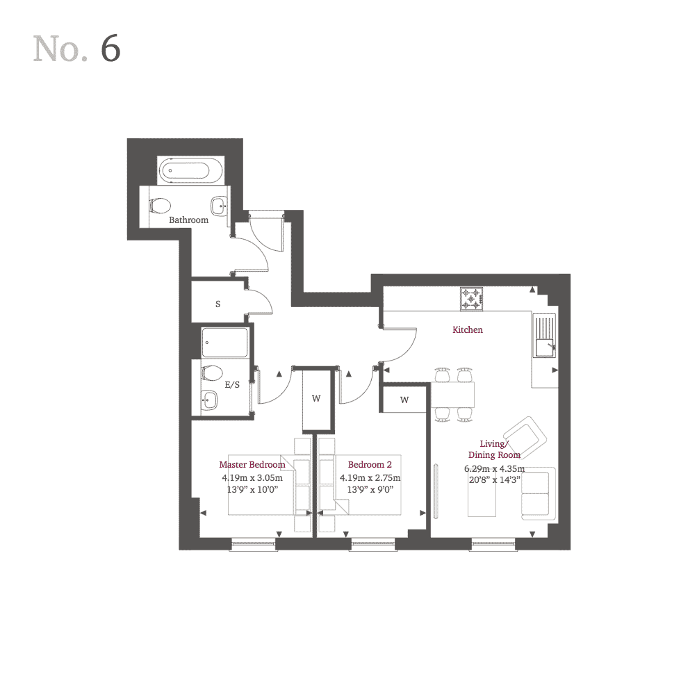 2 Bedrooms Flat for sale in Bridge Street, Walton-On-Thames KT12