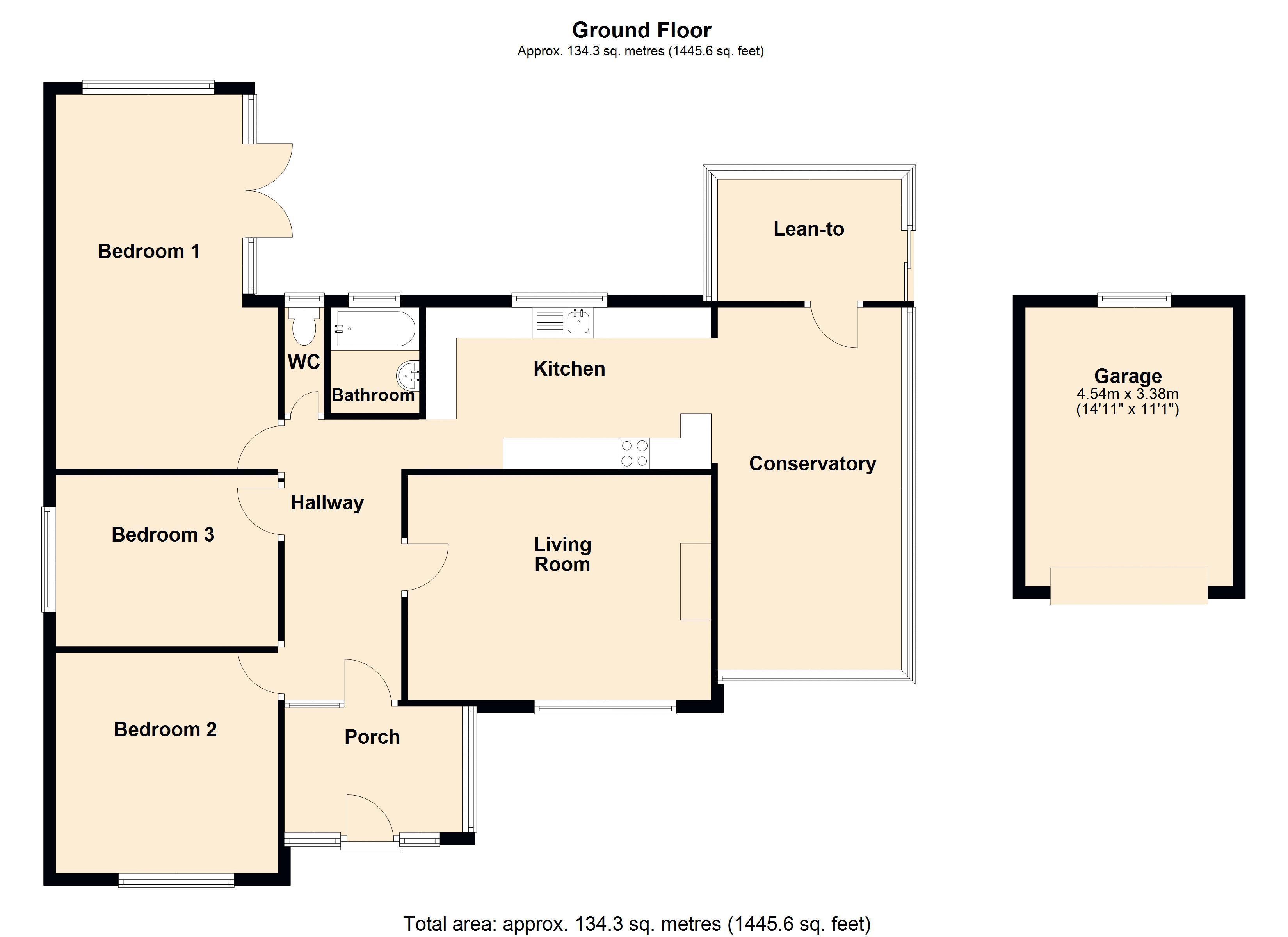 17, Austhorpe Grove, Oakham floorplan