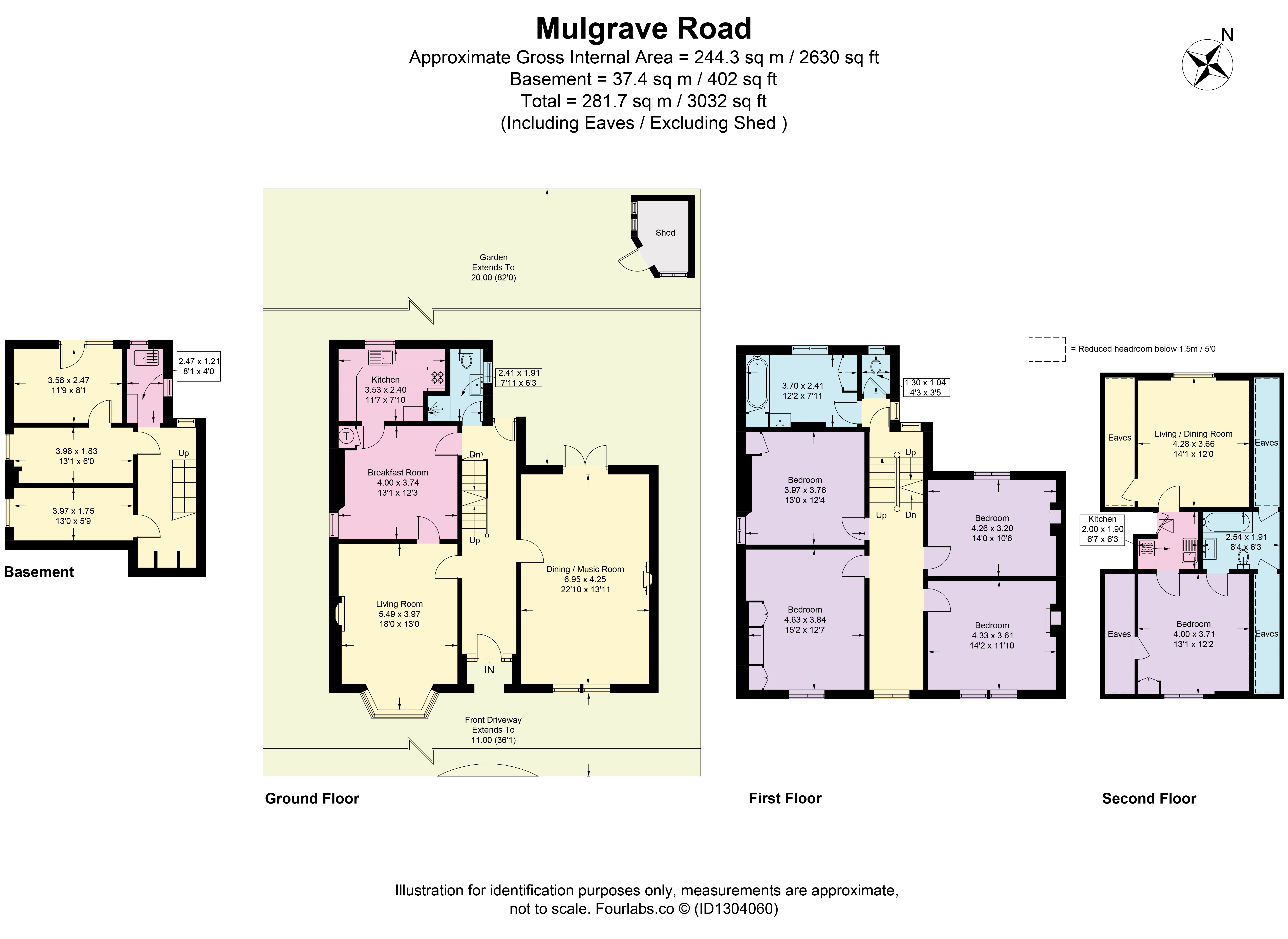 98 Mulgrave Road, Sutton, Surrey floorplan