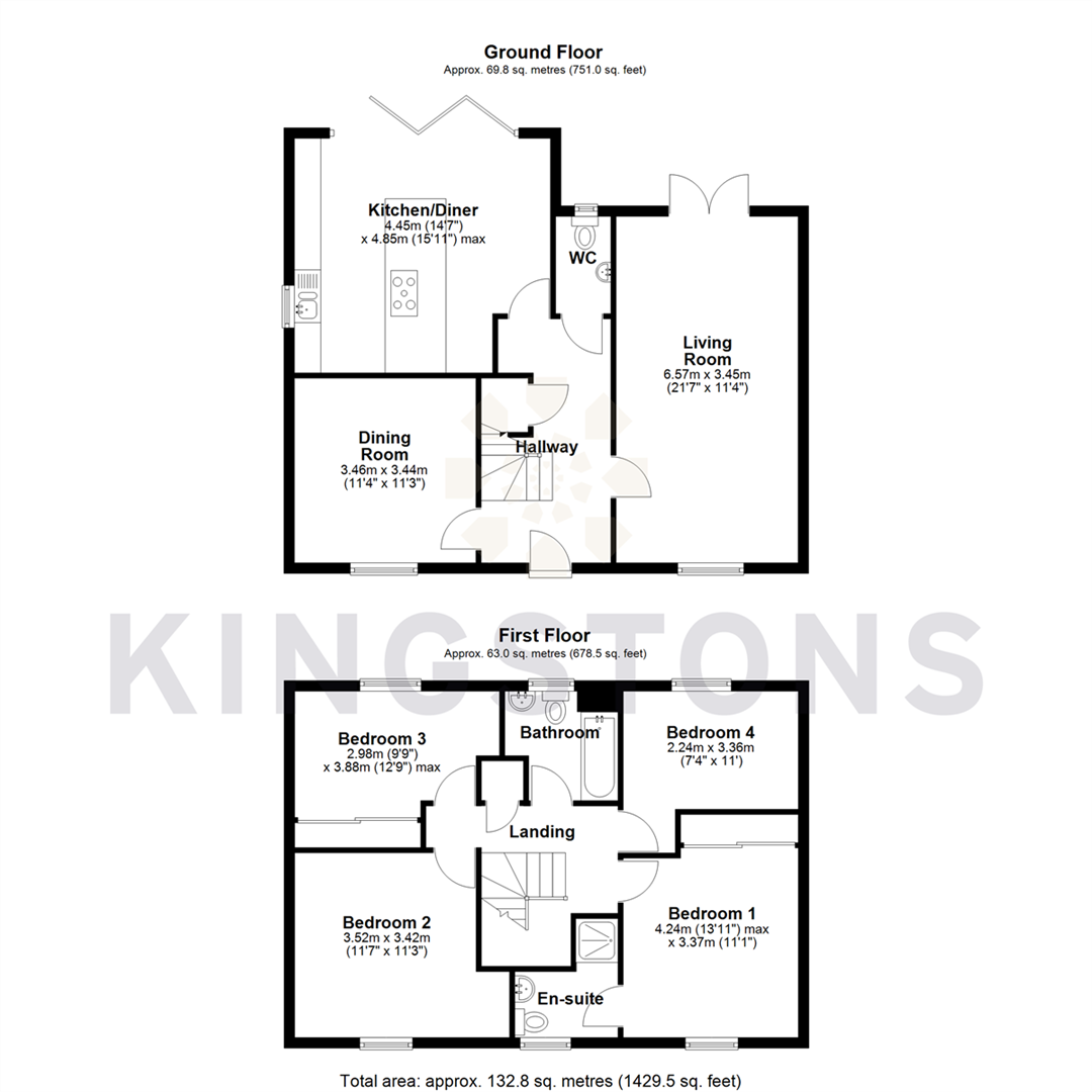 11, Pippit Place, Melksham floorplan