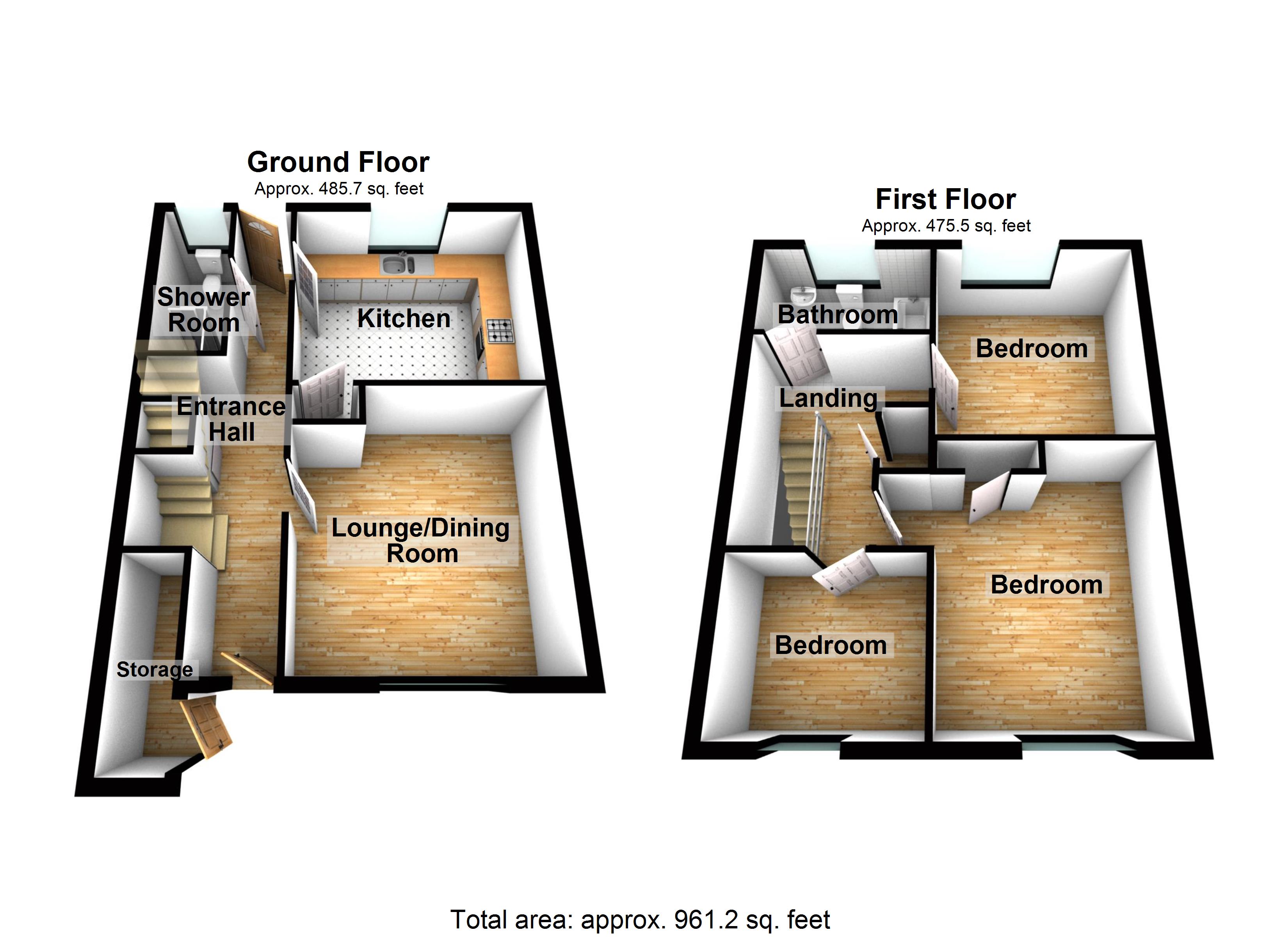 70, Pear Tree Walk, Sittingbourne floorplan