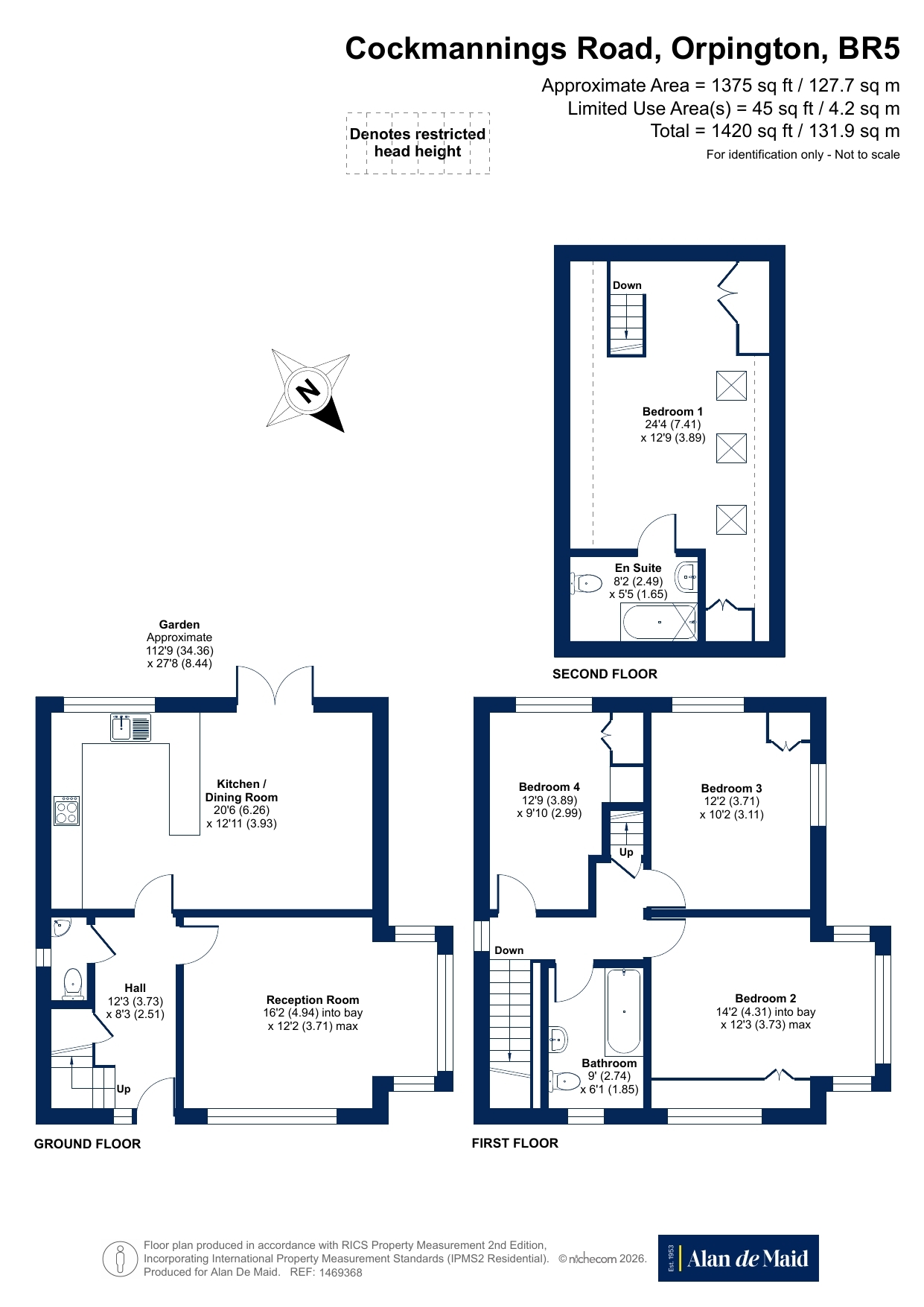 2A, Cockmannings Road, Orpington floorplan