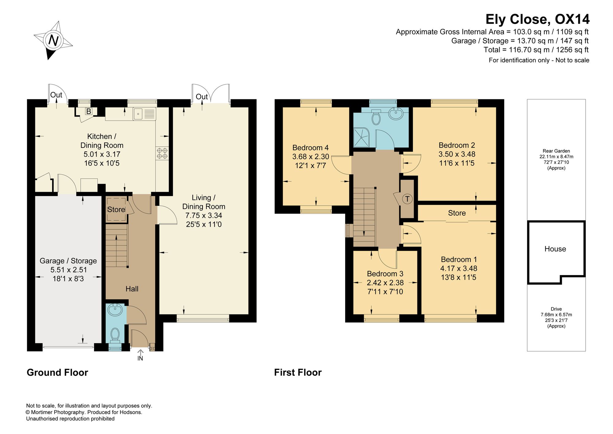 24 Ely Close, Abingdon floorplan
