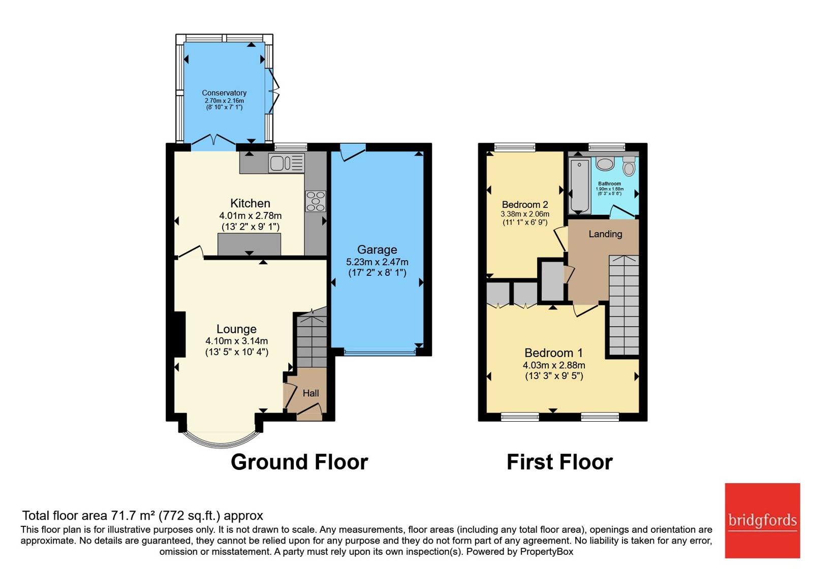 18, Malvern Close, Preston floorplan