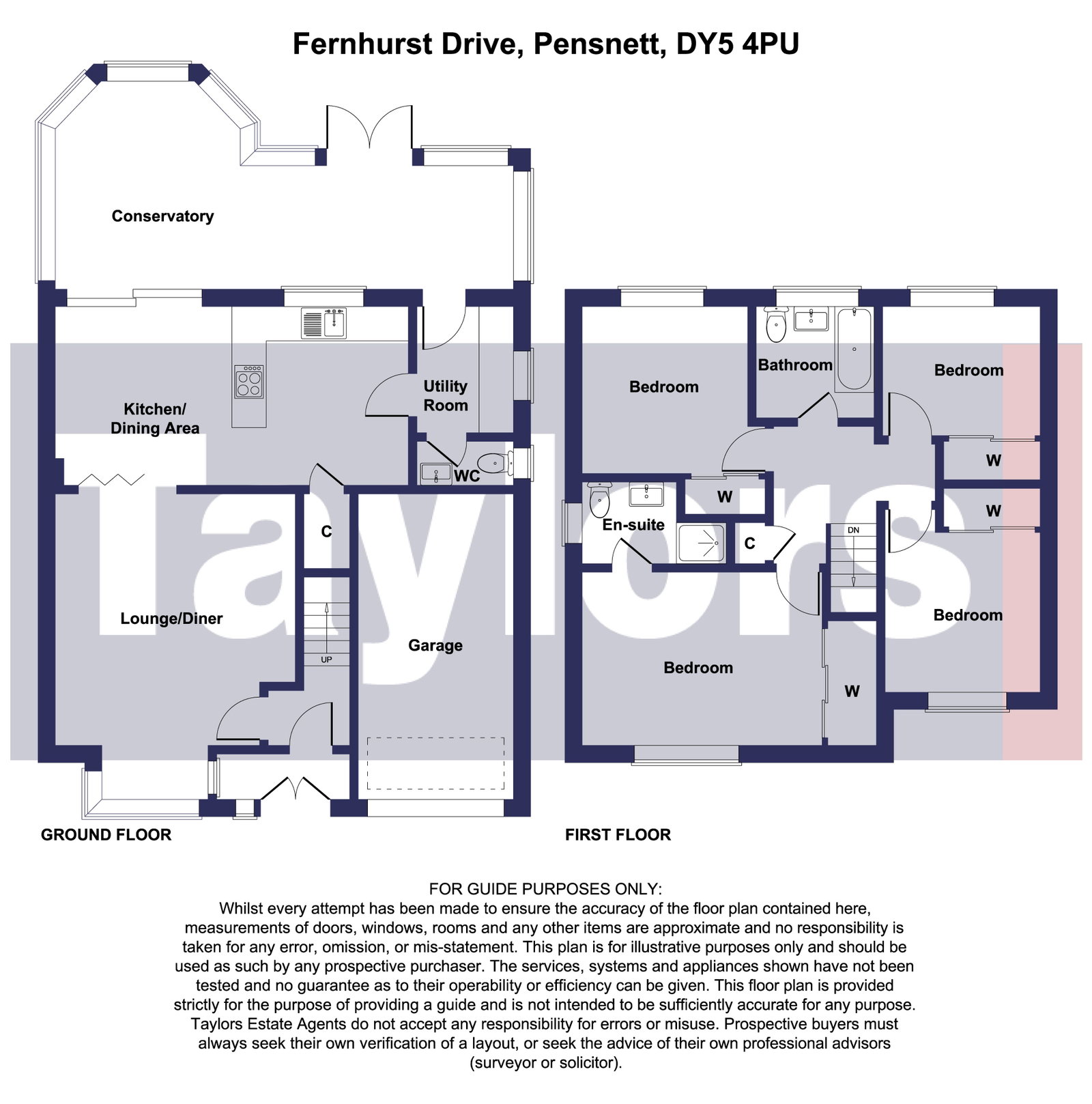 21, Fernhurst Drive, Brierley Hill floorplan