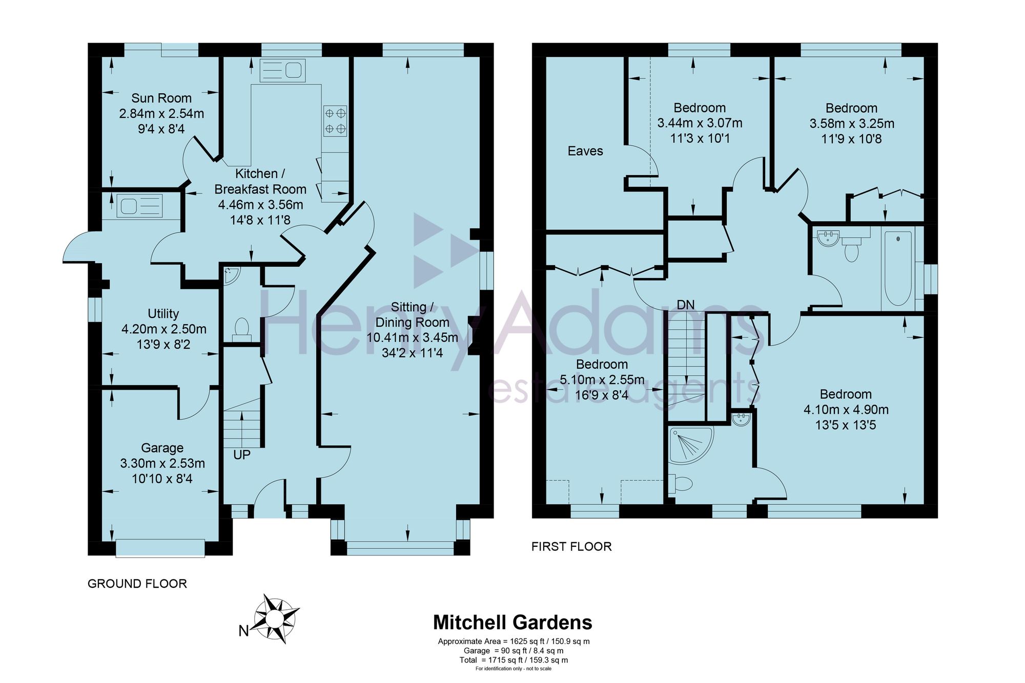2 Mitchell Gardens, Horsham floorplan