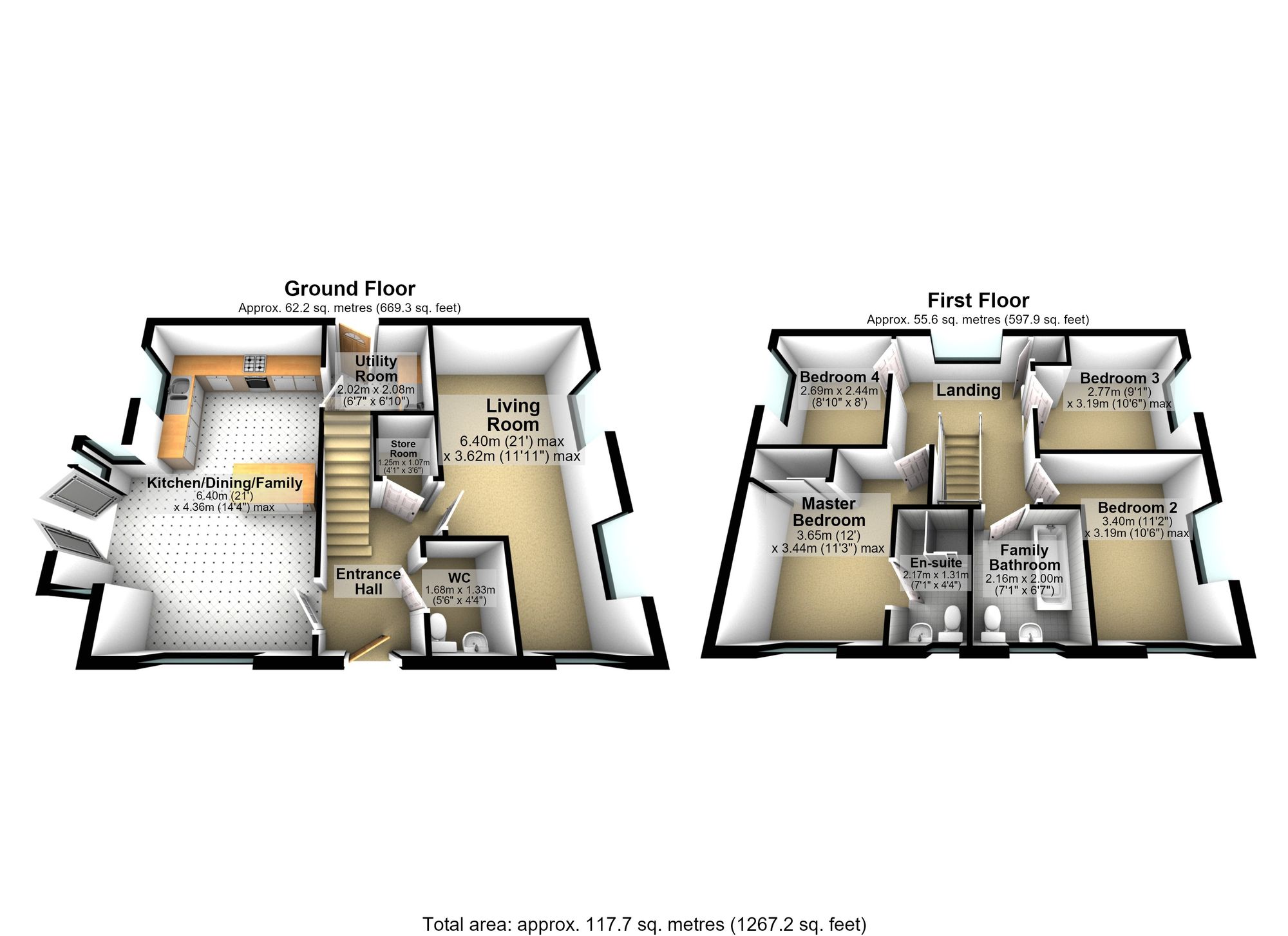 6 Plough Rise, Wellingborough floorplan