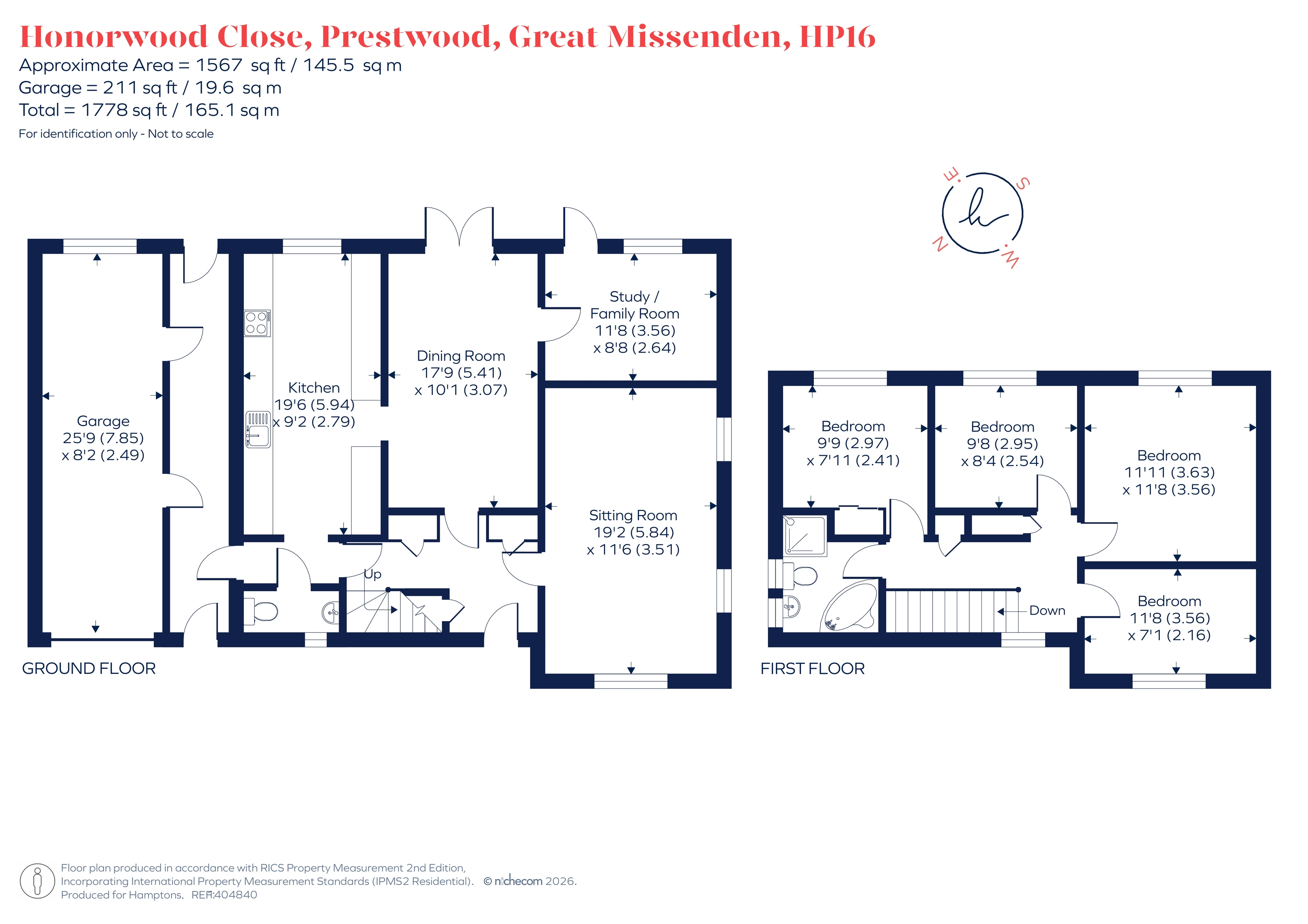 16, Honorwood Close, Great Missenden floorplan