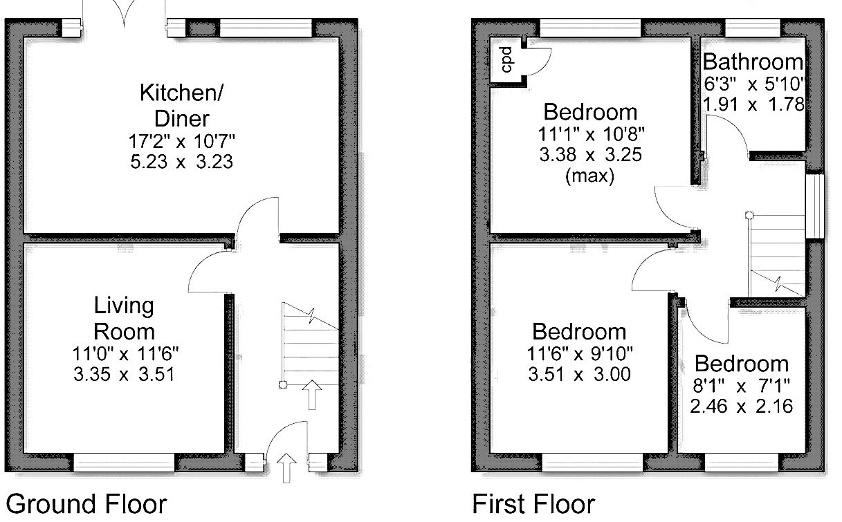 63, Oakleigh Grove, Wirral floorplan