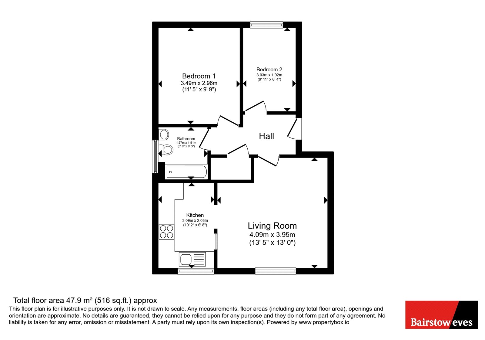 54, Laburnum Grove, Essex floorplan