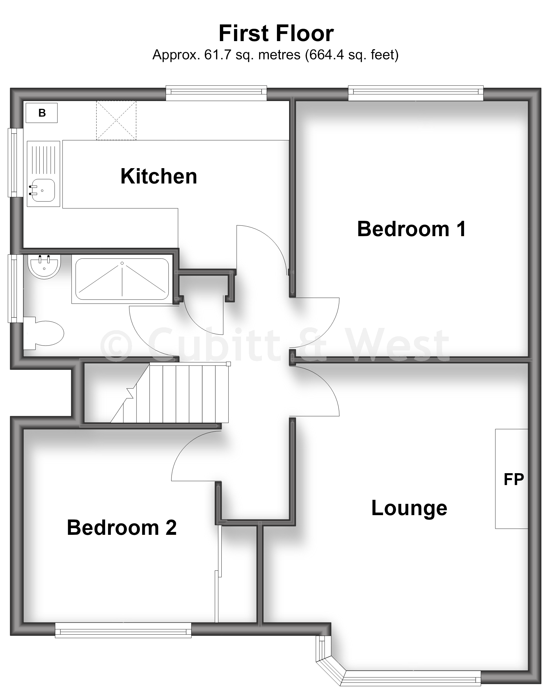 102, Cheston Avenue, Croydon floorplan
