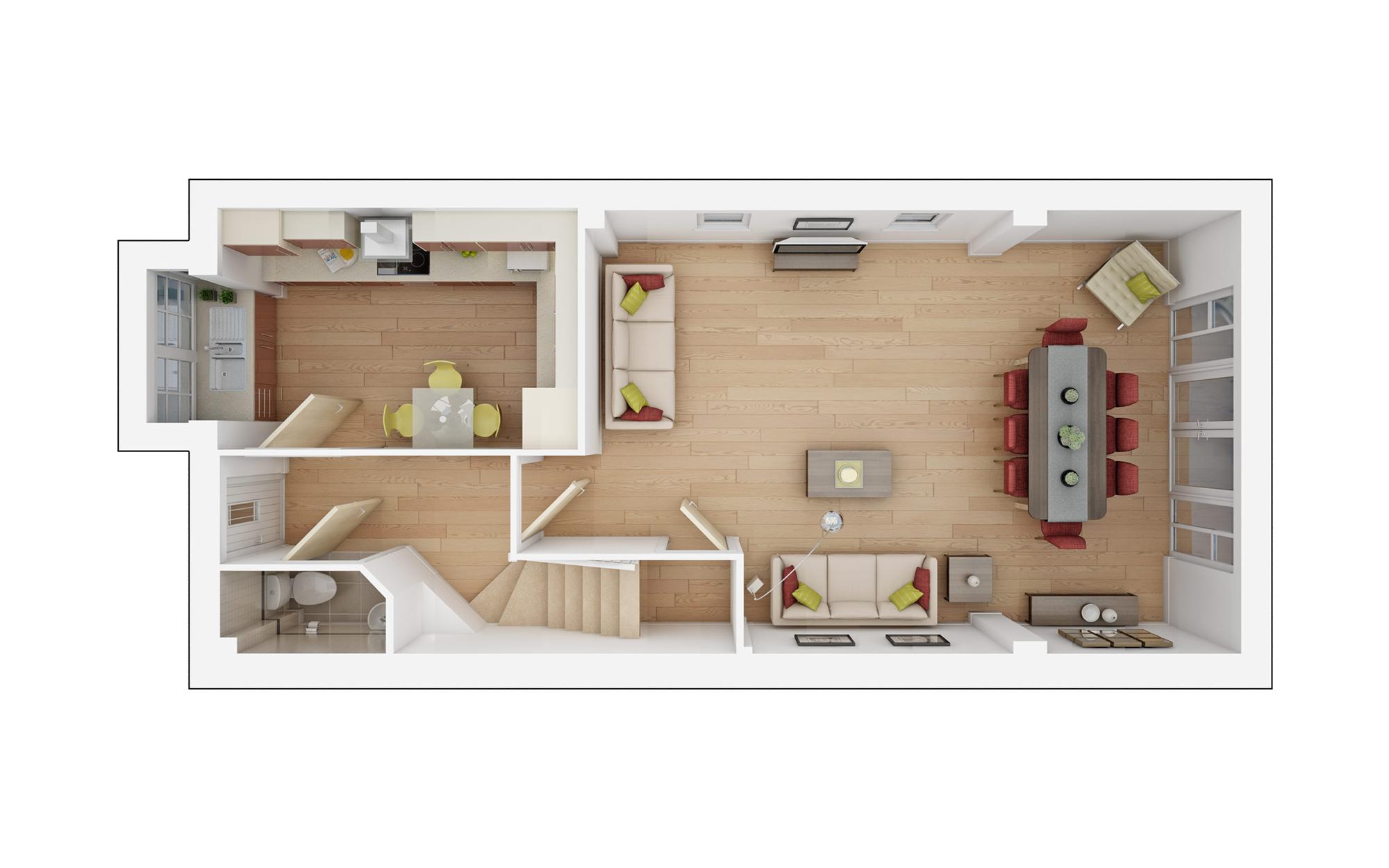 4 Bedrooms Semi-detached house for sale in 