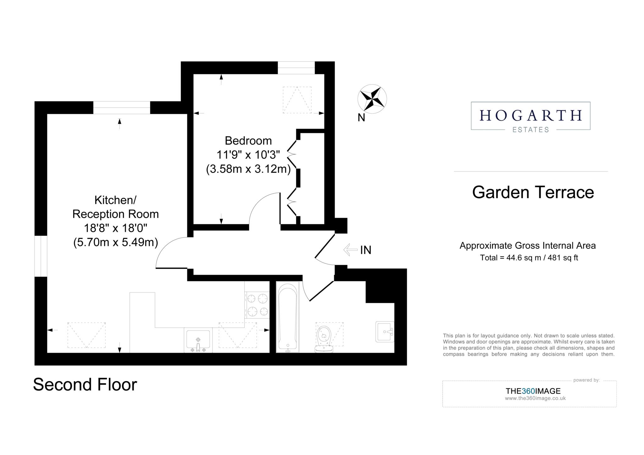 5, Garden Terrace, London floorplan