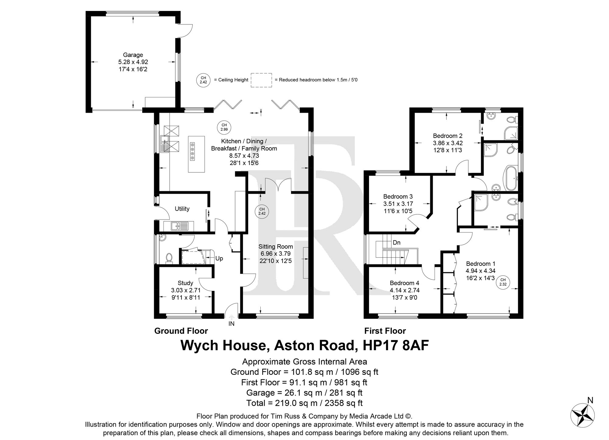 Wych House Aston Road, Aylesbury floorplan