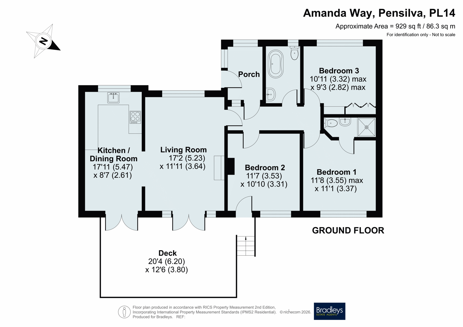 26 Amanda Way, Pensilva Liskeard Cornwall, Cornwall floorplan