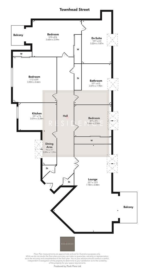 1/5, 101, Townhead Street, Hamilton floorplan