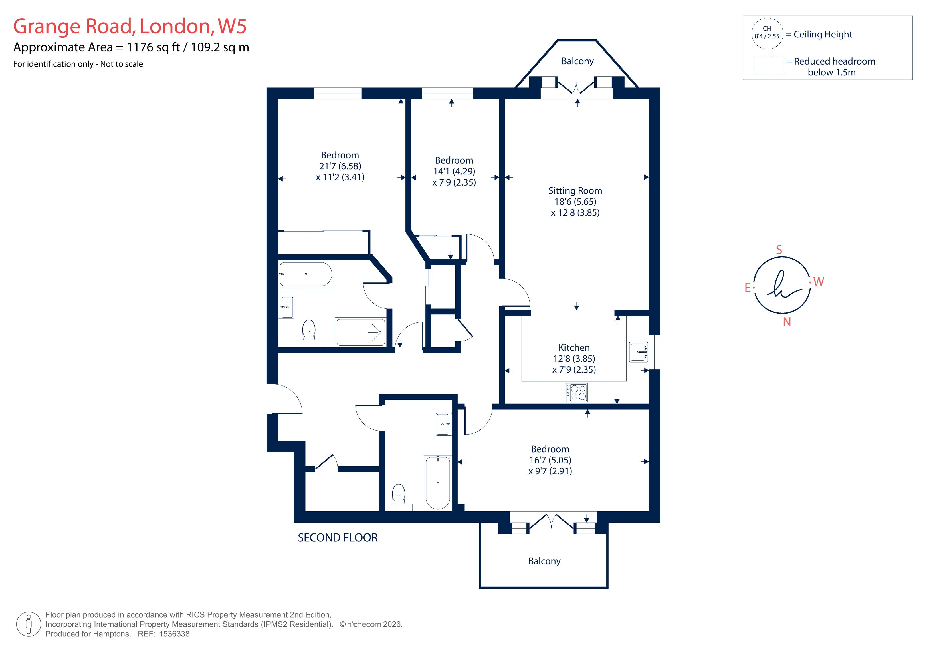 Grange Road, Ealing floorplan