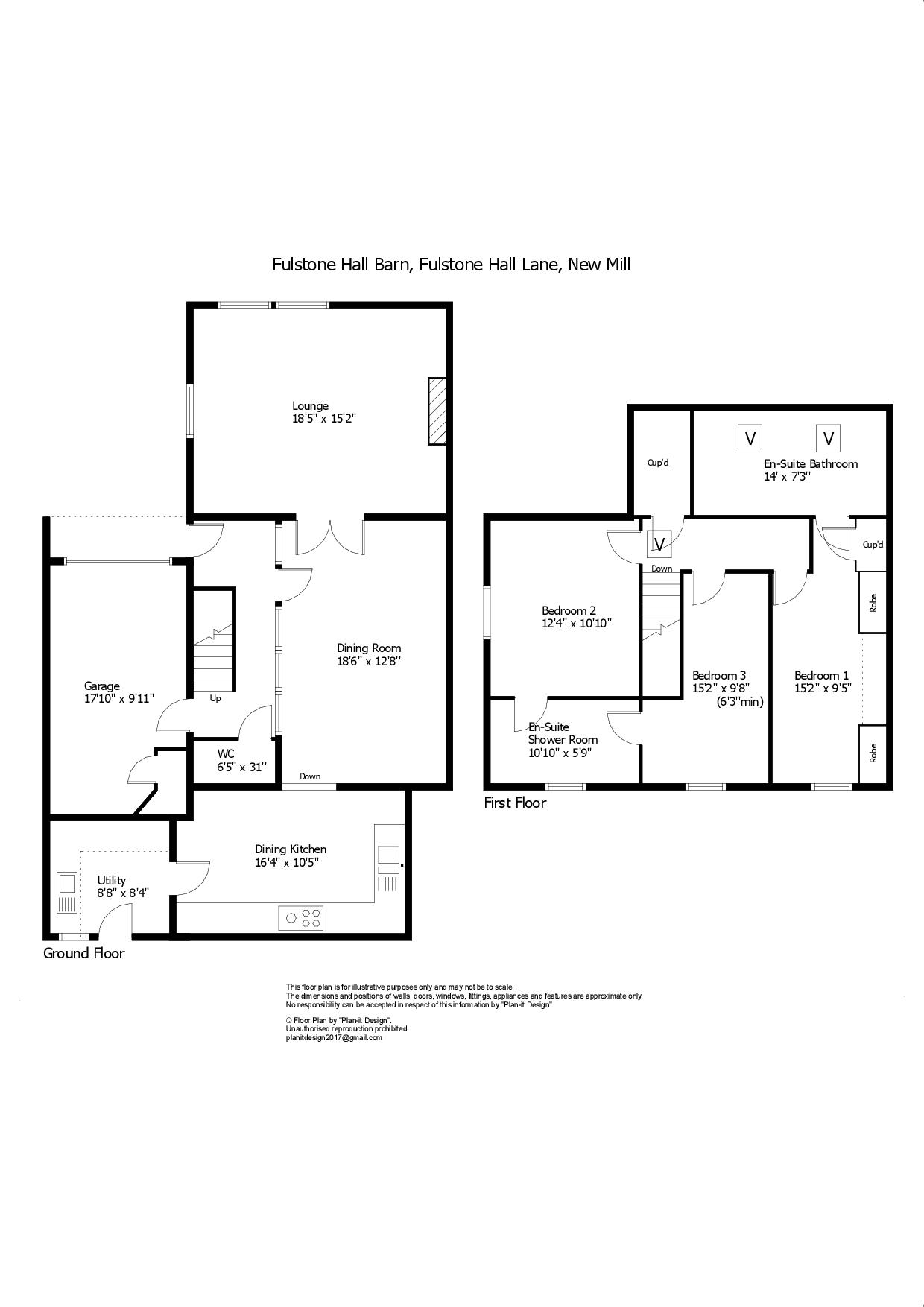 Fulstone Hall Barn,, Fulstone Hall Lane, Holmfirth floorplan