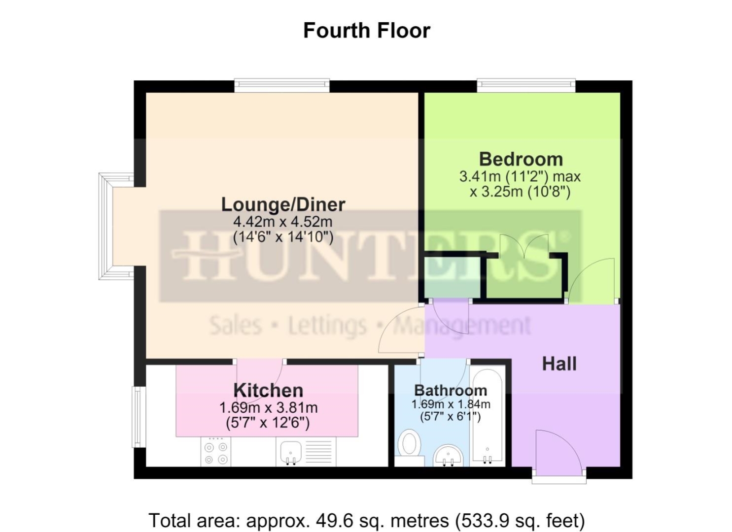 47, Chalkstone Close, Welling floorplan